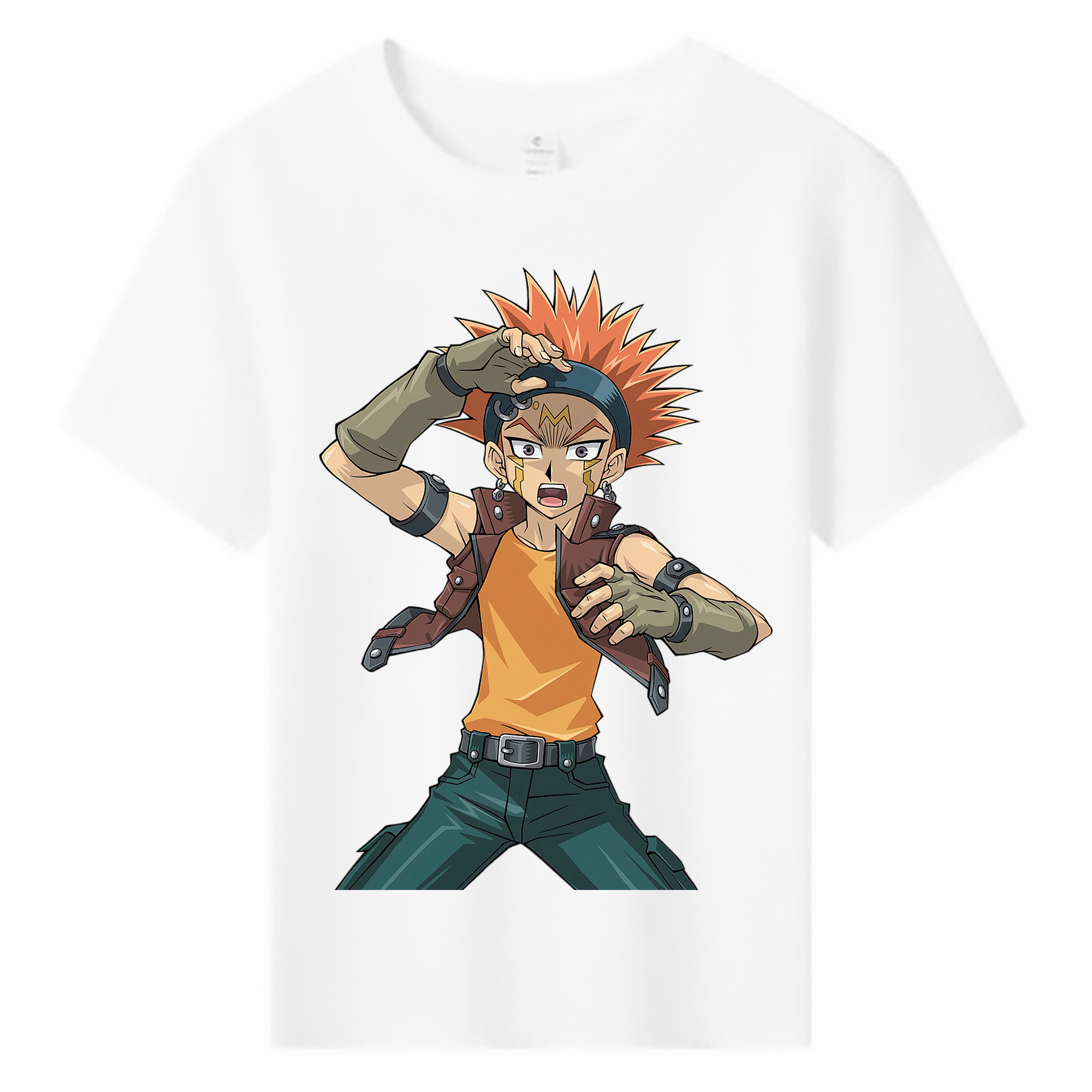 （画像用） 遊☆戯☆王 Yu-Gi-Oh! 綿100％キッズTシャツ（フロントプリント）