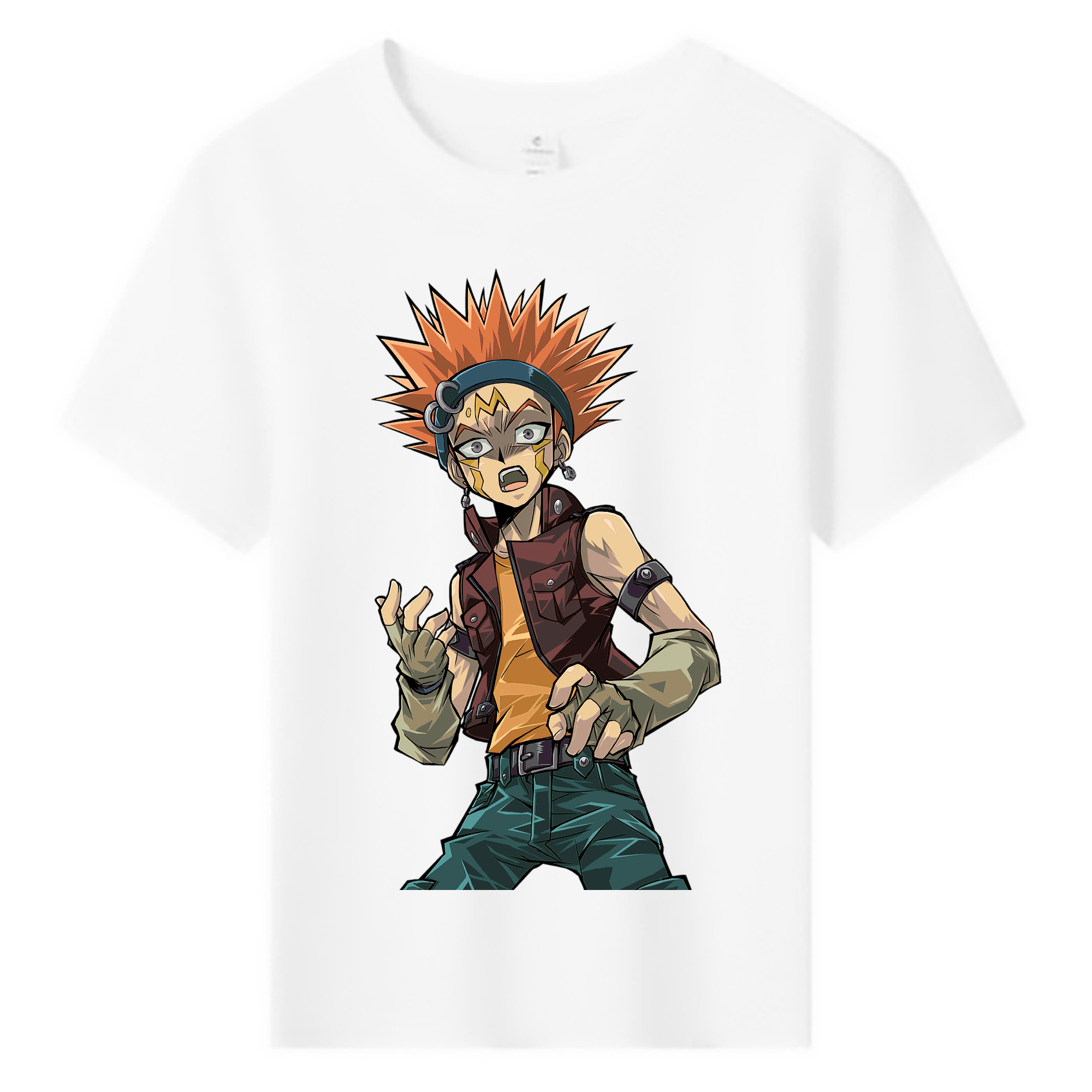 （画像用） 遊☆戯☆王 Yu-Gi-Oh! 綿100％キッズTシャツ（フロントプリント）