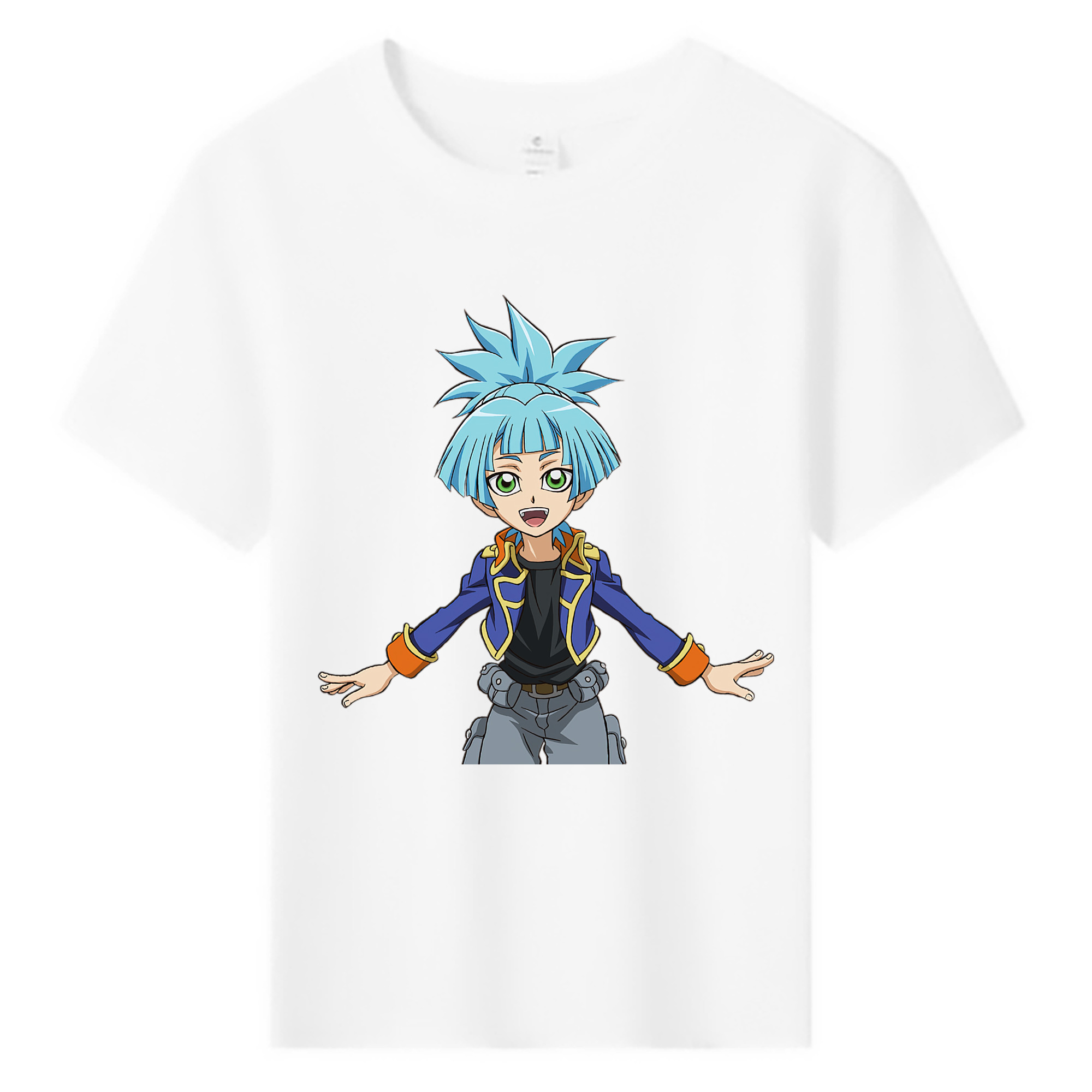 （画像用） 遊☆戯☆王 Yu-Gi-Oh! 綿100％キッズTシャツ（フロントプリント）