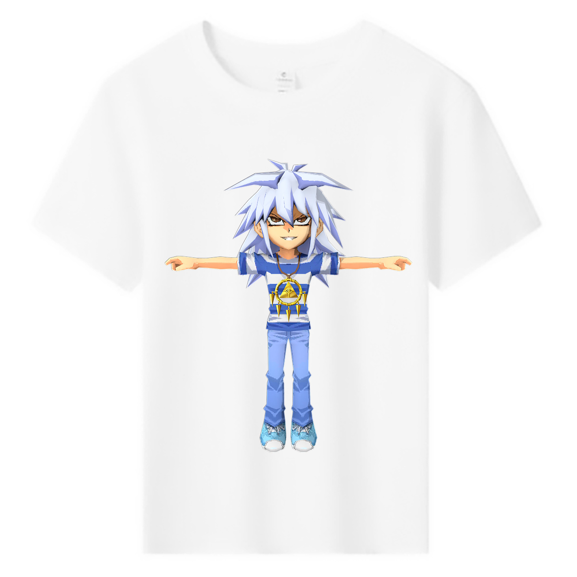 （画像用） 遊☆戯☆王 Yu-Gi-Oh! 綿100％キッズTシャツ（フロントプリント）