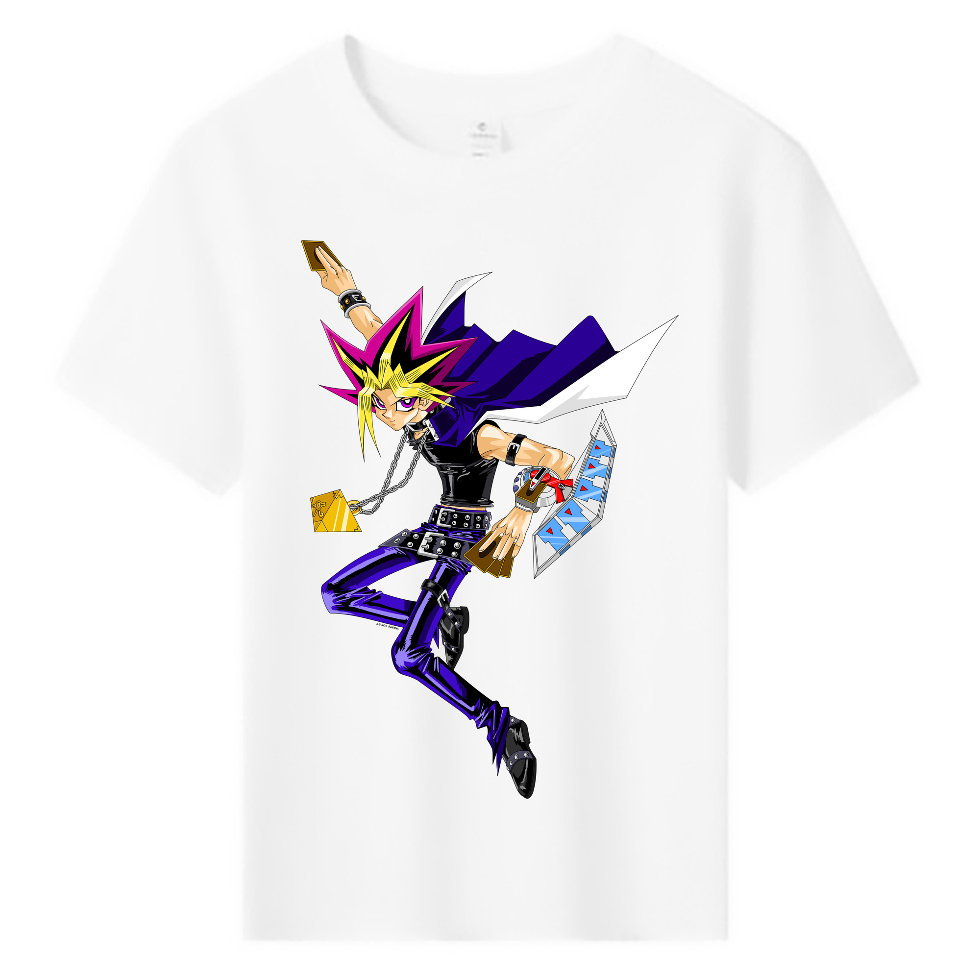（画像用） 遊☆戯☆王 Yu-Gi-Oh! 綿100％キッズTシャツ（フロントプリント）