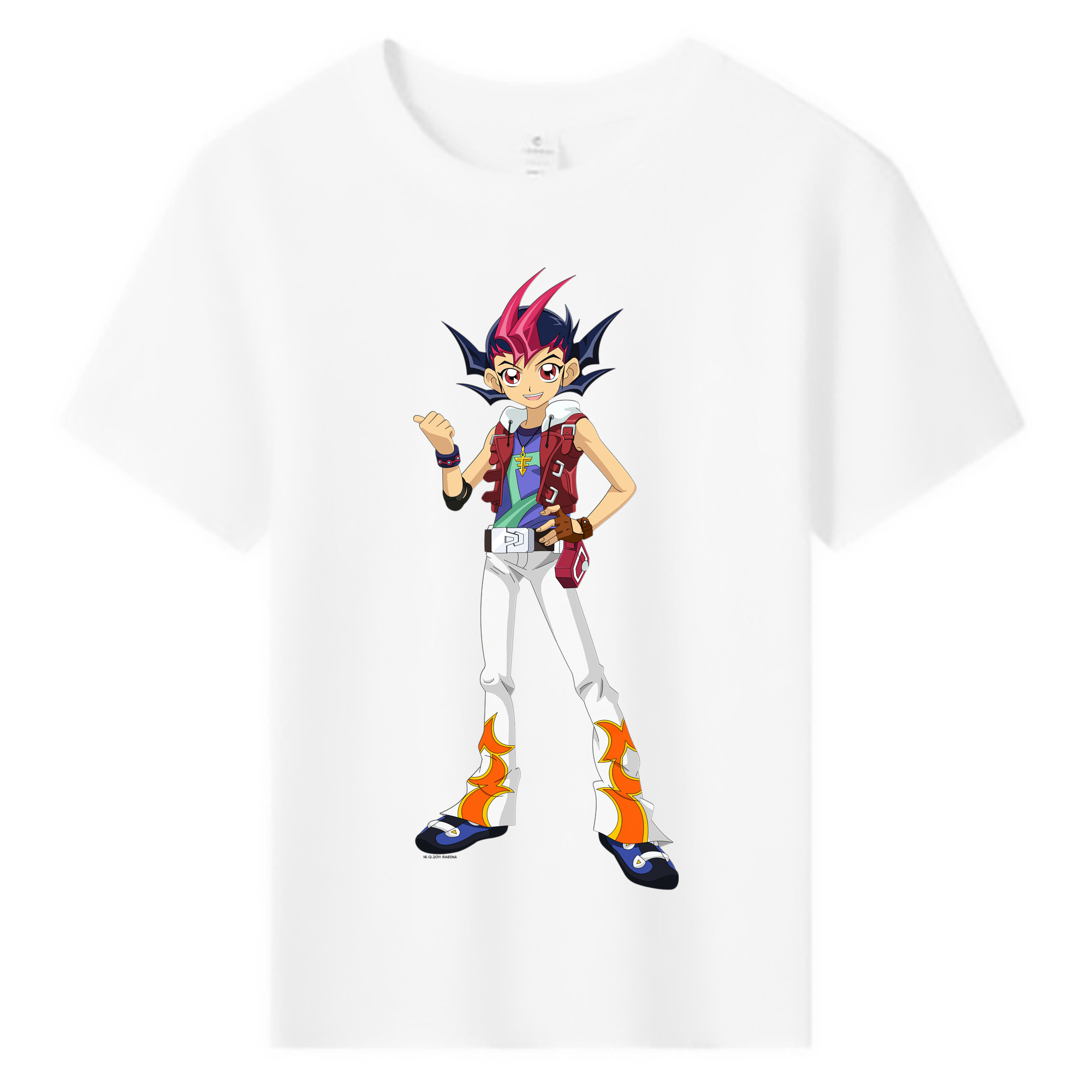 （画像用） 遊☆戯☆王 Yu-Gi-Oh! 綿100％キッズTシャツ（フロントプリント）