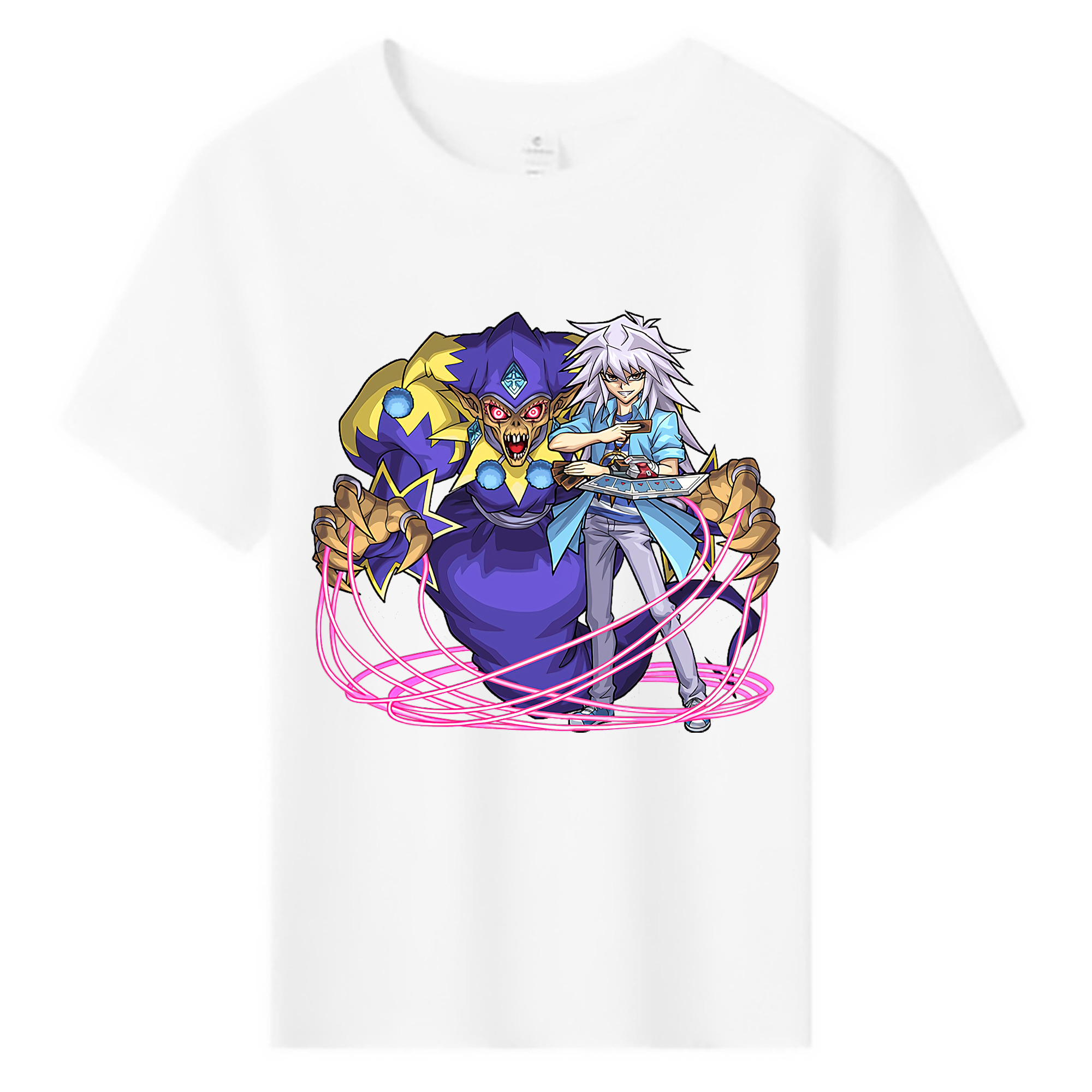 （画像用） 遊☆戯☆王 Yu-Gi-Oh! 綿100％キッズTシャツ（フロントプリント）