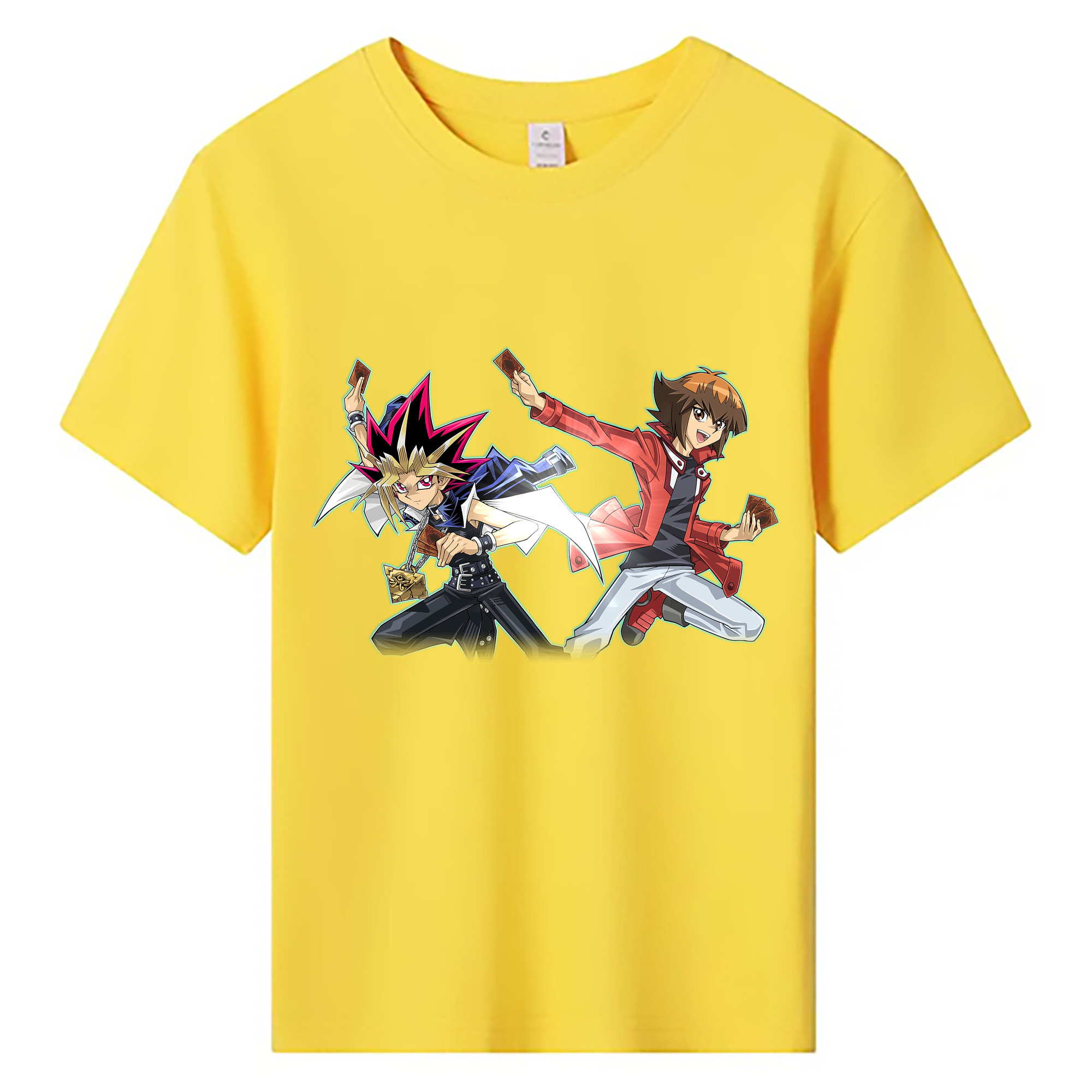 （画像用） 遊☆戯☆王 Yu-Gi-Oh! 綿100％キッズTシャツ（フロントプリント）