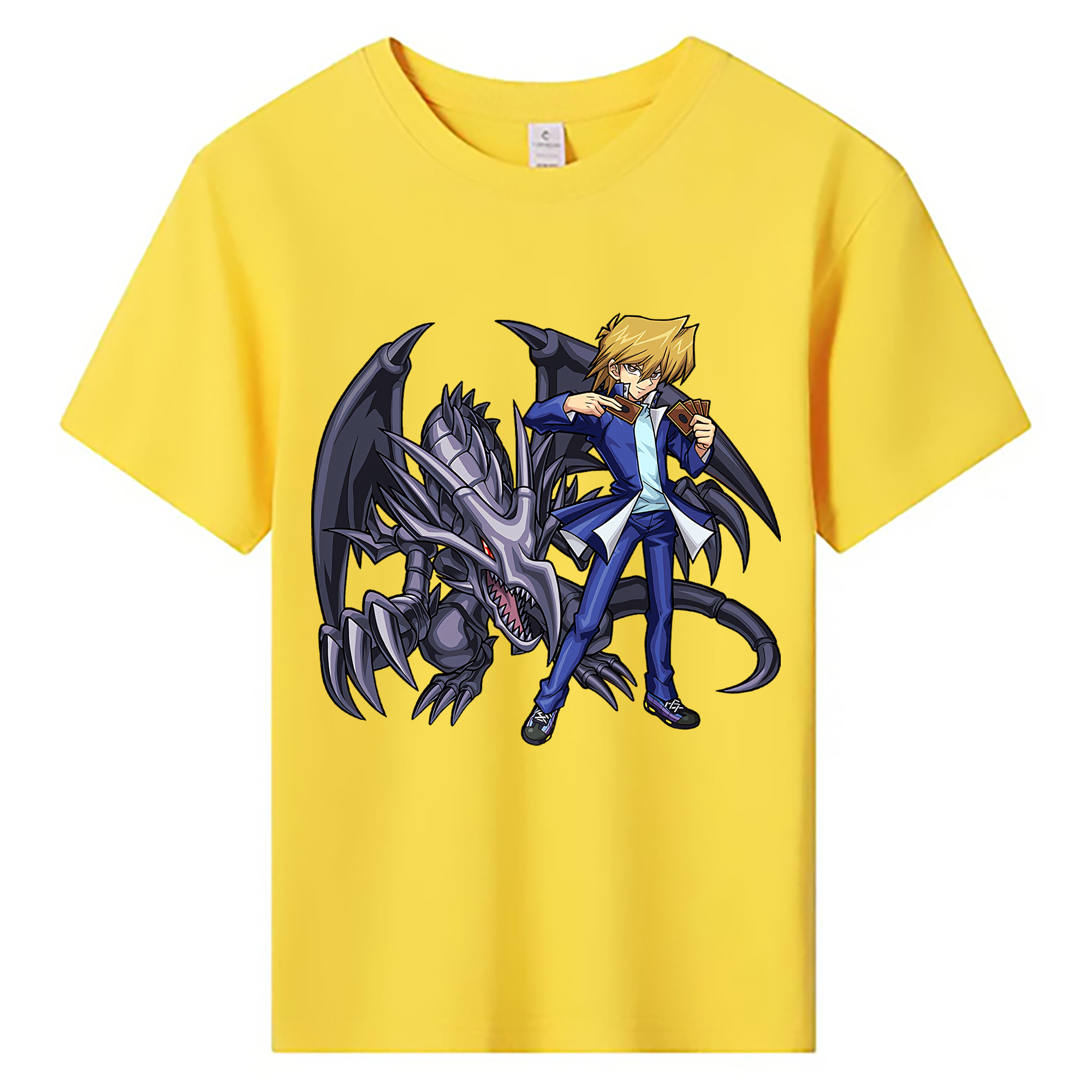 （画像用） 遊☆戯☆王 Yu-Gi-Oh! 綿100％キッズTシャツ（フロントプリント）