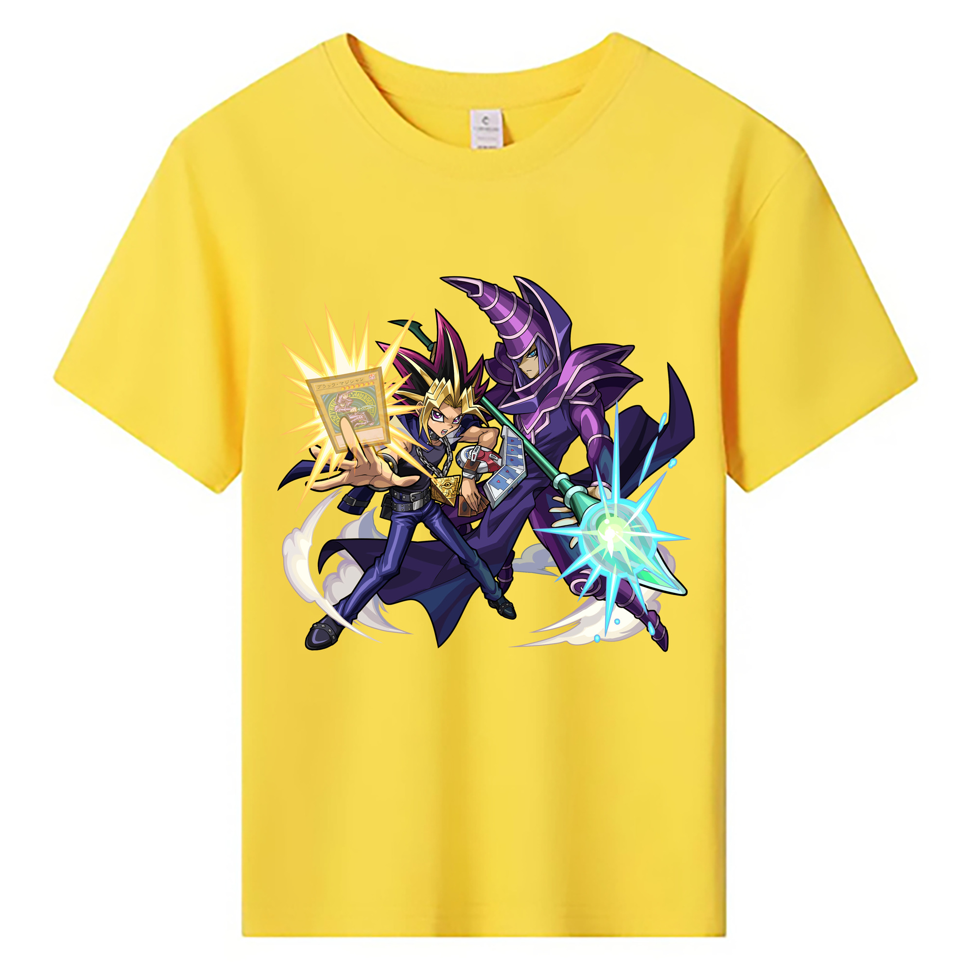 （画像用） 遊☆戯☆王 Yu-Gi-Oh! 綿100％キッズTシャツ（フロントプリント）