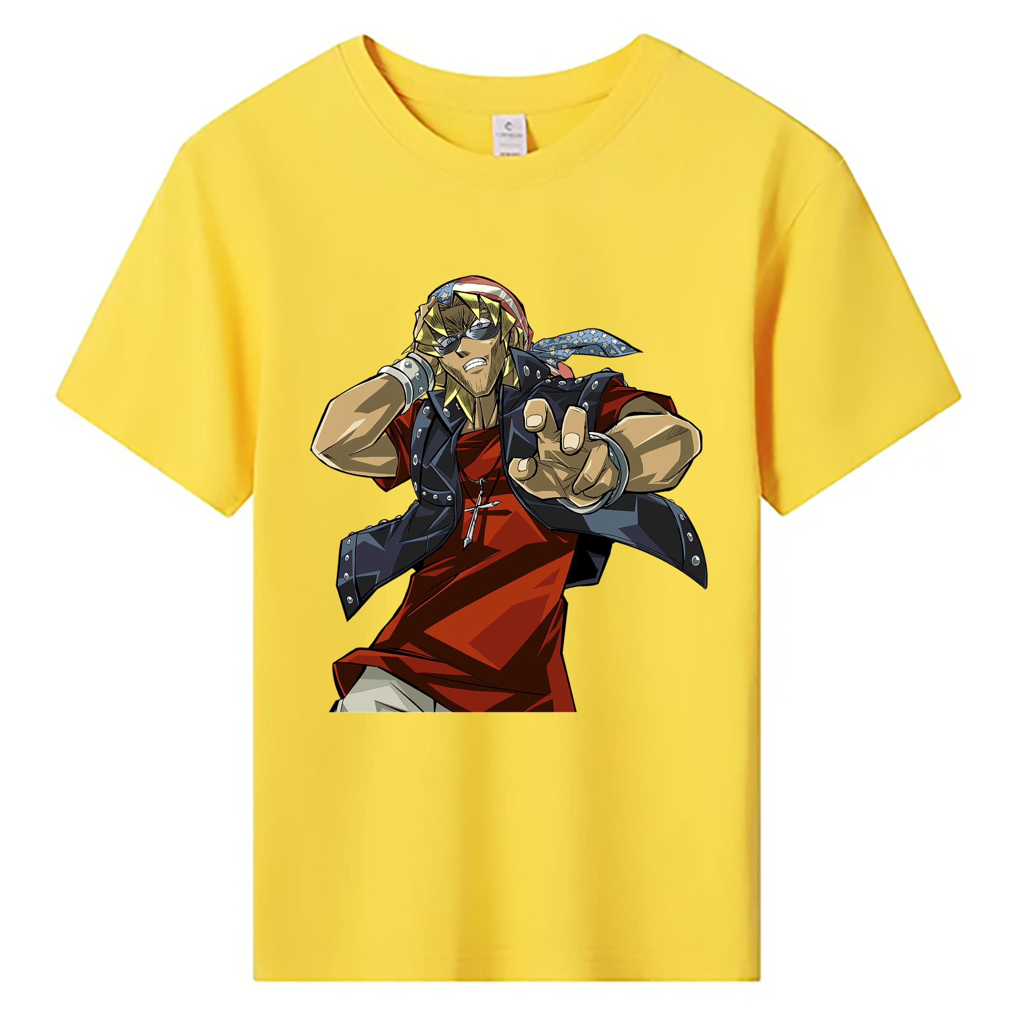 （画像用） 遊☆戯☆王 Yu-Gi-Oh! 綿100％キッズTシャツ（フロントプリント）