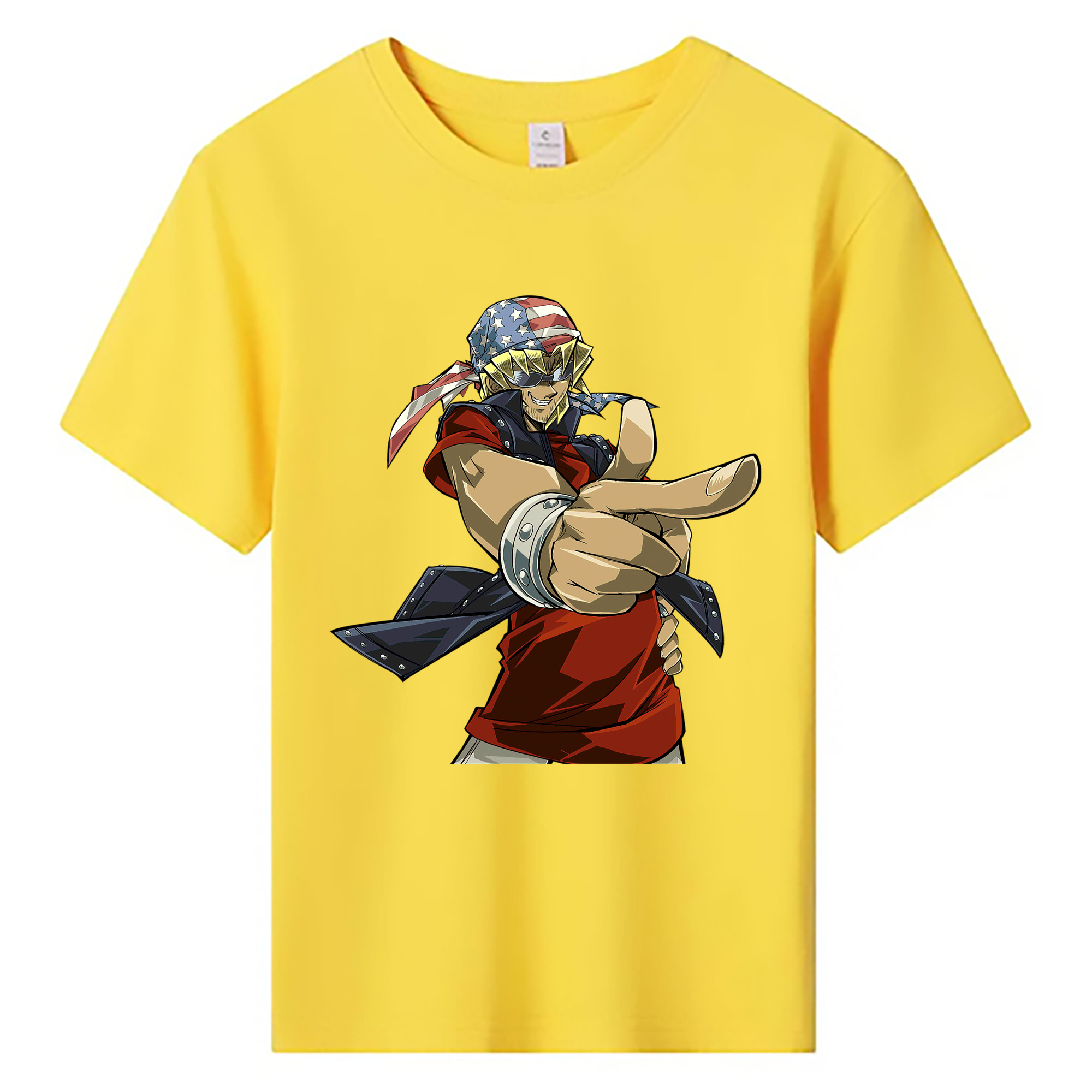 （画像用） 遊☆戯☆王 Yu-Gi-Oh! 綿100％キッズTシャツ（フロントプリント）