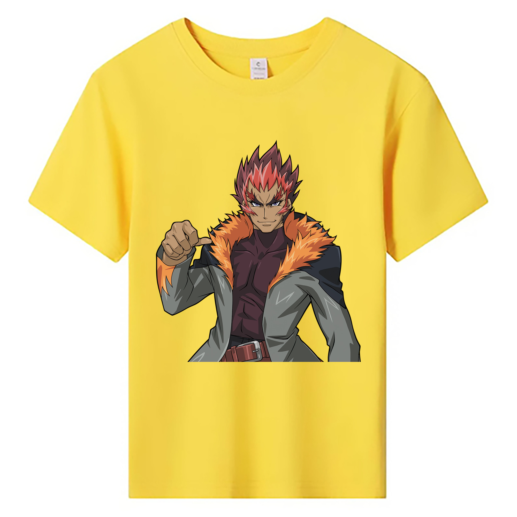 （画像用） 遊☆戯☆王 Yu-Gi-Oh! 綿100％キッズTシャツ（フロントプリント）