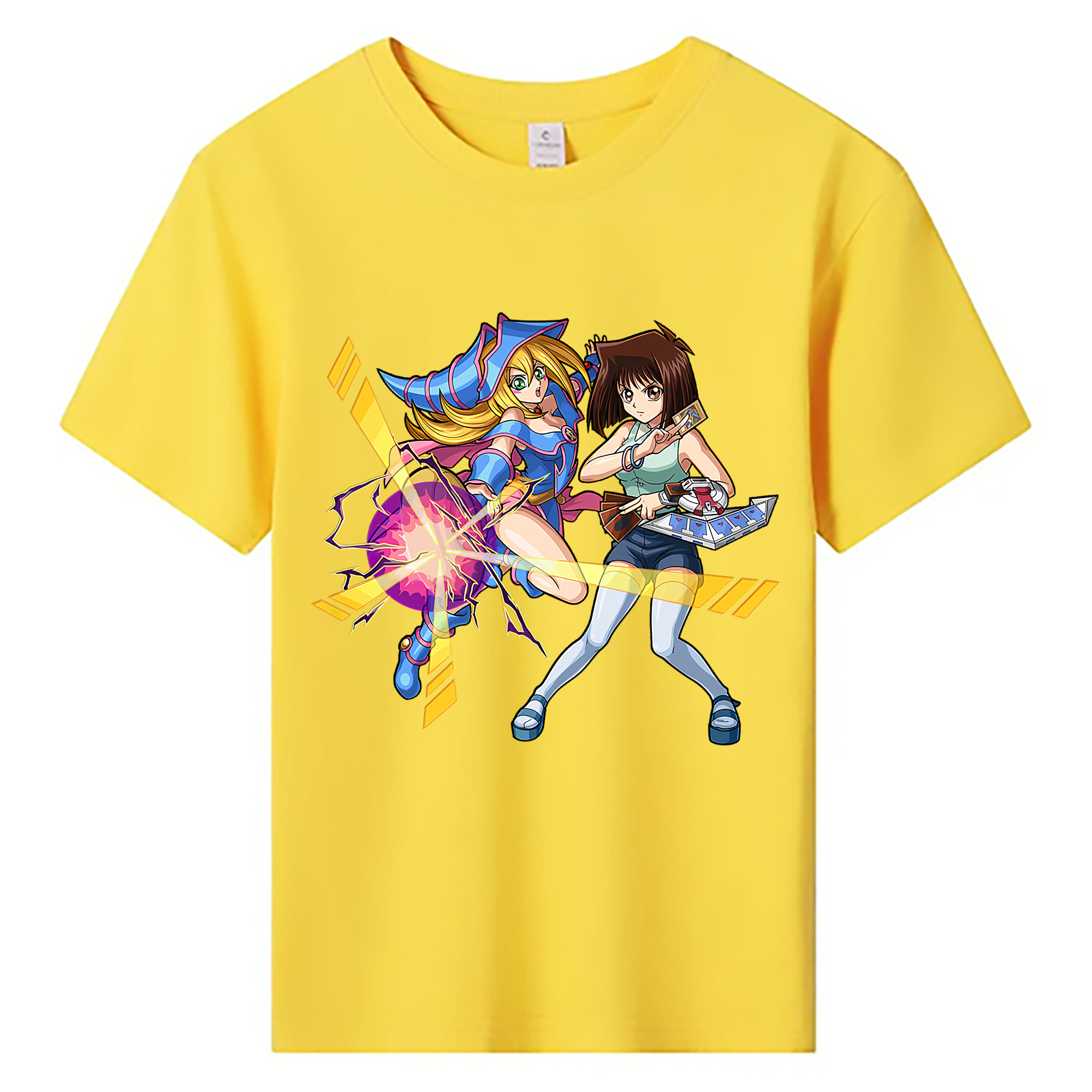 （画像用） 遊☆戯☆王 Yu-Gi-Oh! 綿100％キッズTシャツ（フロントプリント）