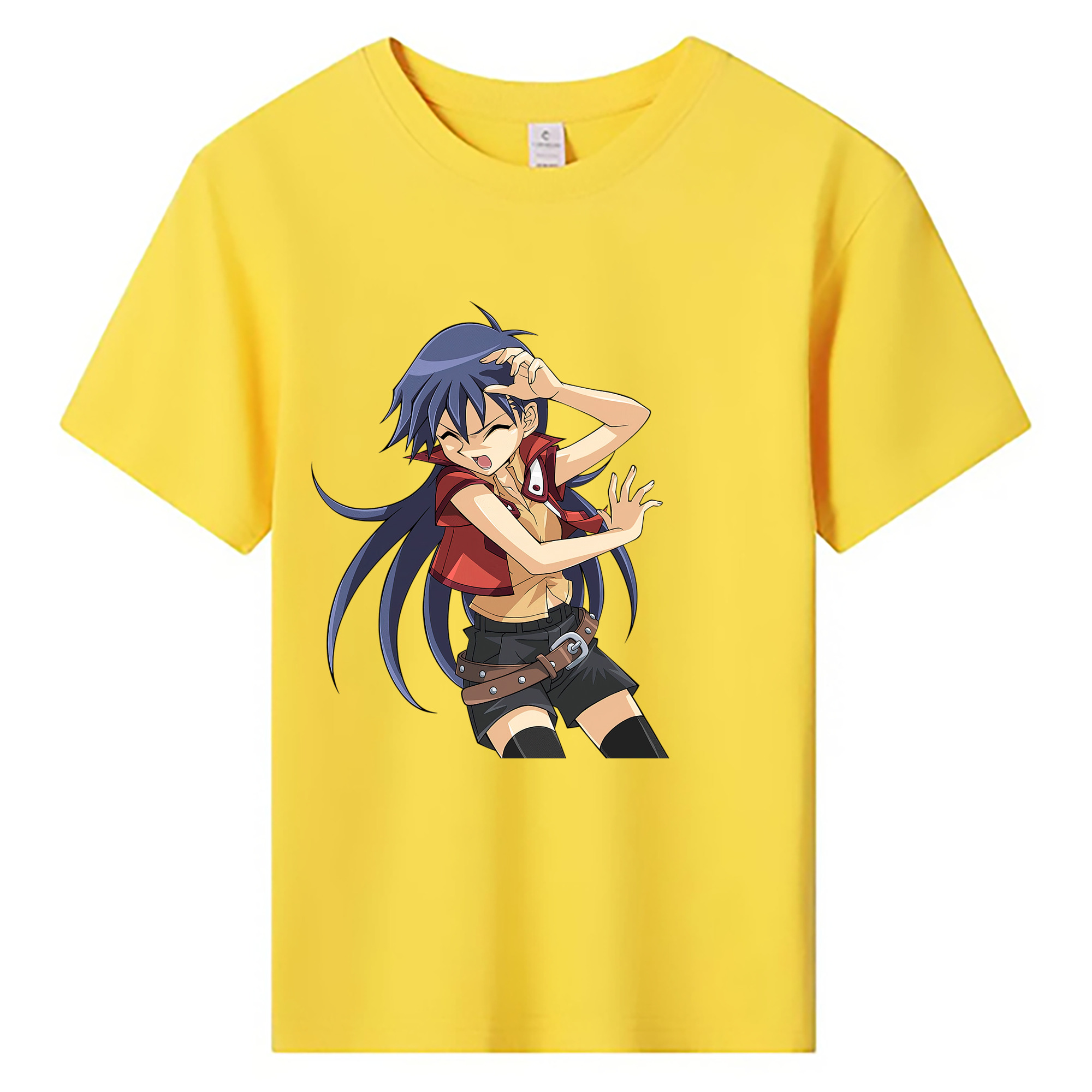 （画像用） 遊☆戯☆王 Yu-Gi-Oh! 綿100％キッズTシャツ（フロントプリント）