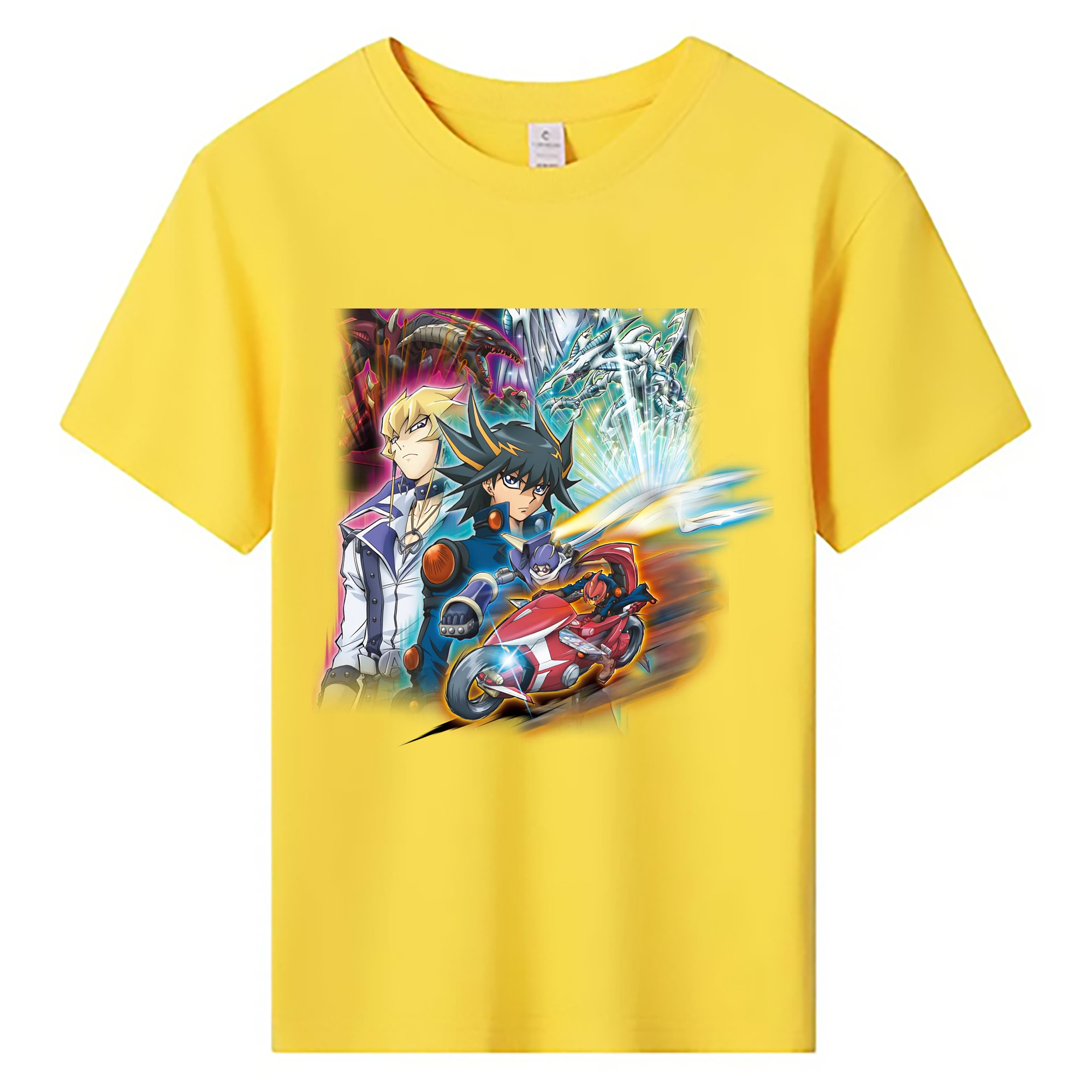 （画像用） 遊☆戯☆王 Yu-Gi-Oh! 綿100％キッズTシャツ（フロントプリント）
