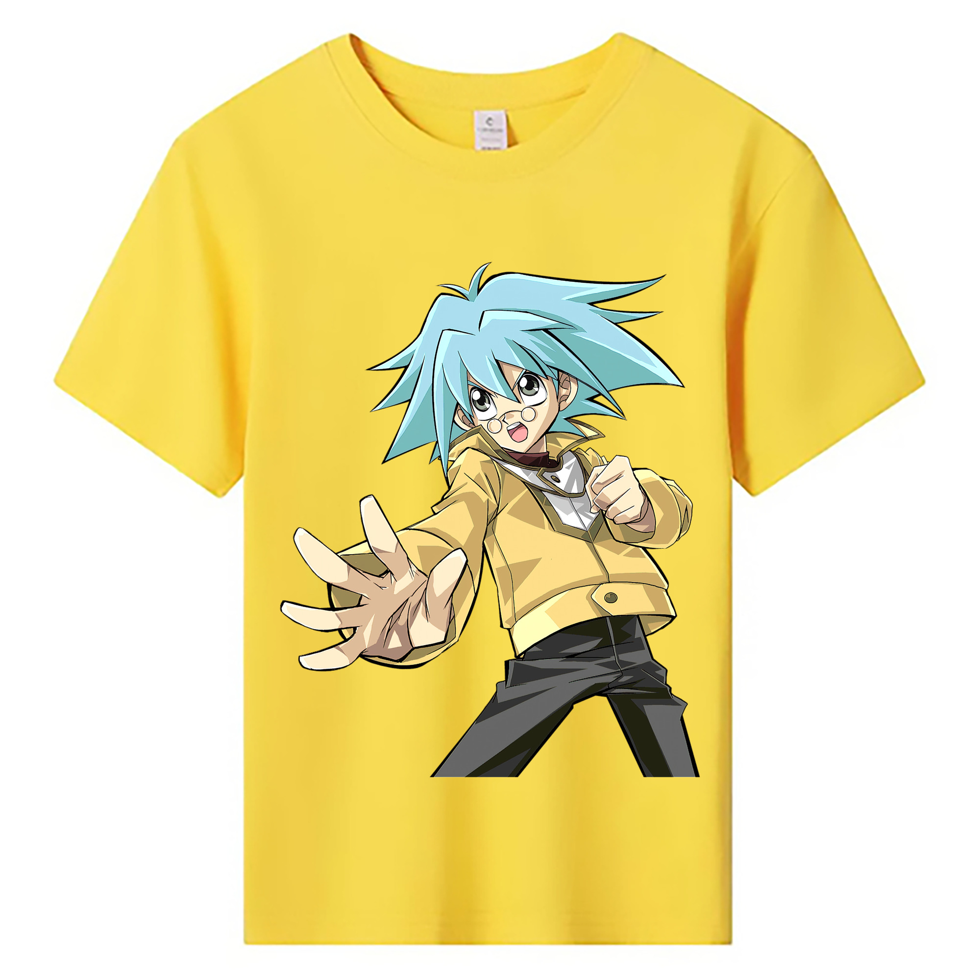 （画像用） 遊☆戯☆王 Yu-Gi-Oh! 綿100％キッズTシャツ（フロントプリント）
