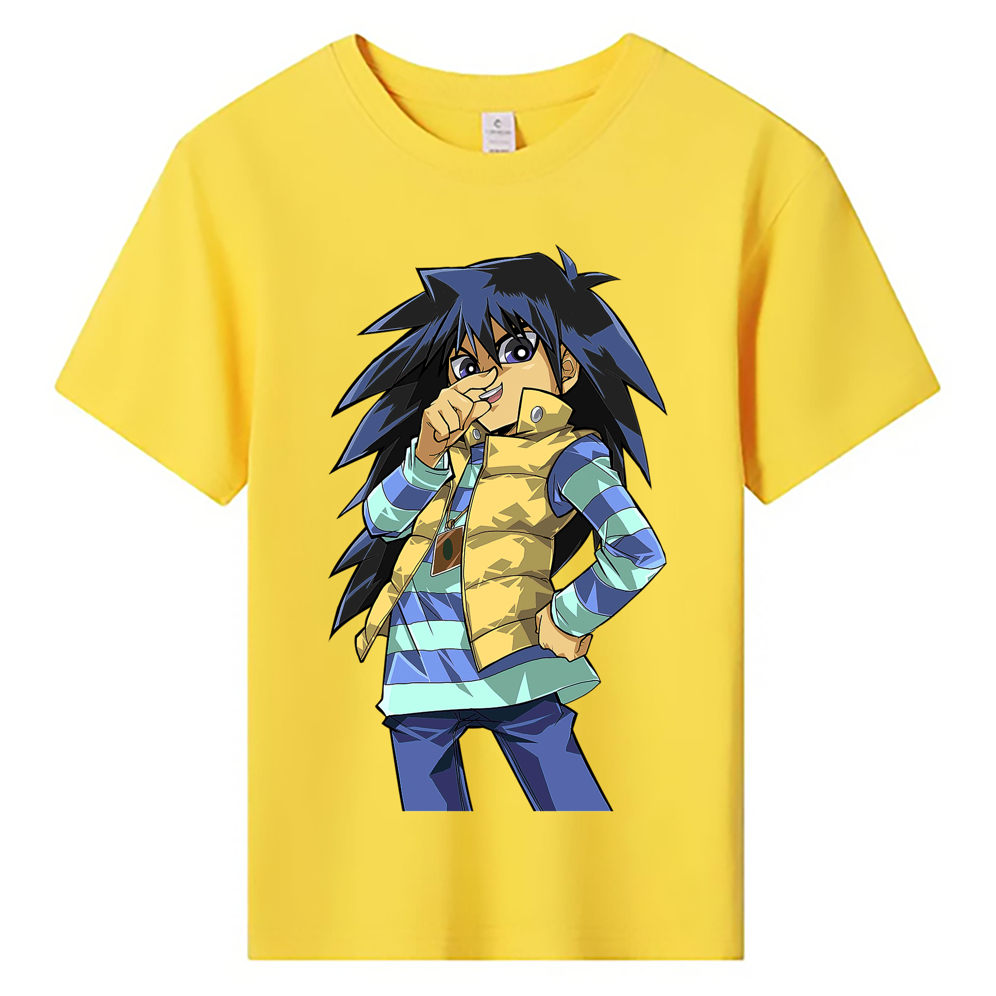（画像用） 遊☆戯☆王 Yu-Gi-Oh! 綿100％キッズTシャツ（フロントプリント）