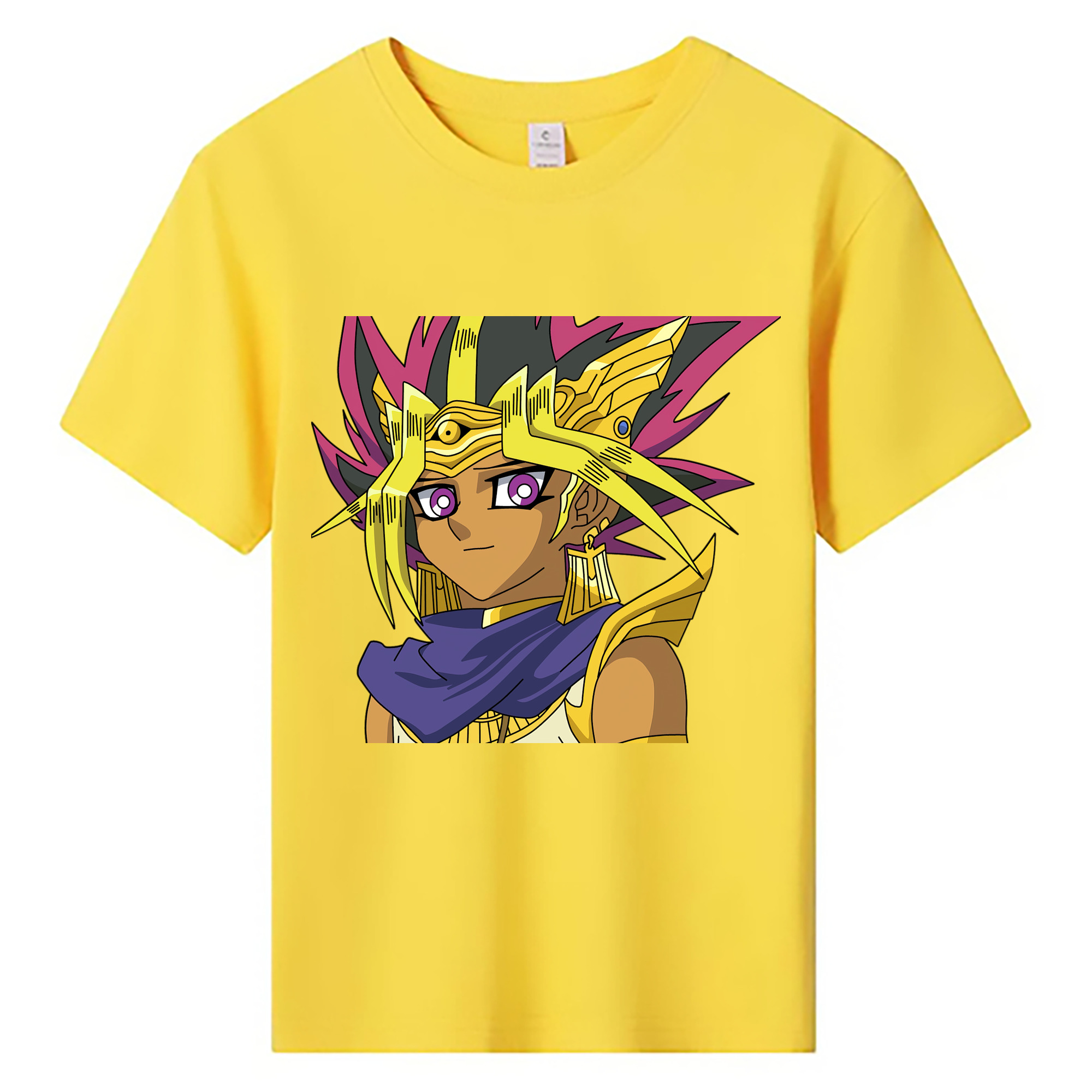 （画像用） 遊☆戯☆王 Yu-Gi-Oh! 綿100％キッズTシャツ（フロントプリント）