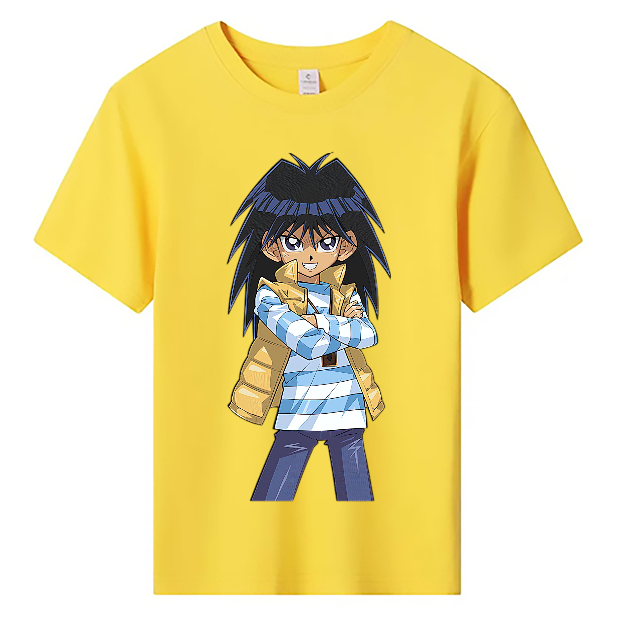（画像用） 遊☆戯☆王 Yu-Gi-Oh! 綿100％キッズTシャツ（フロントプリント）