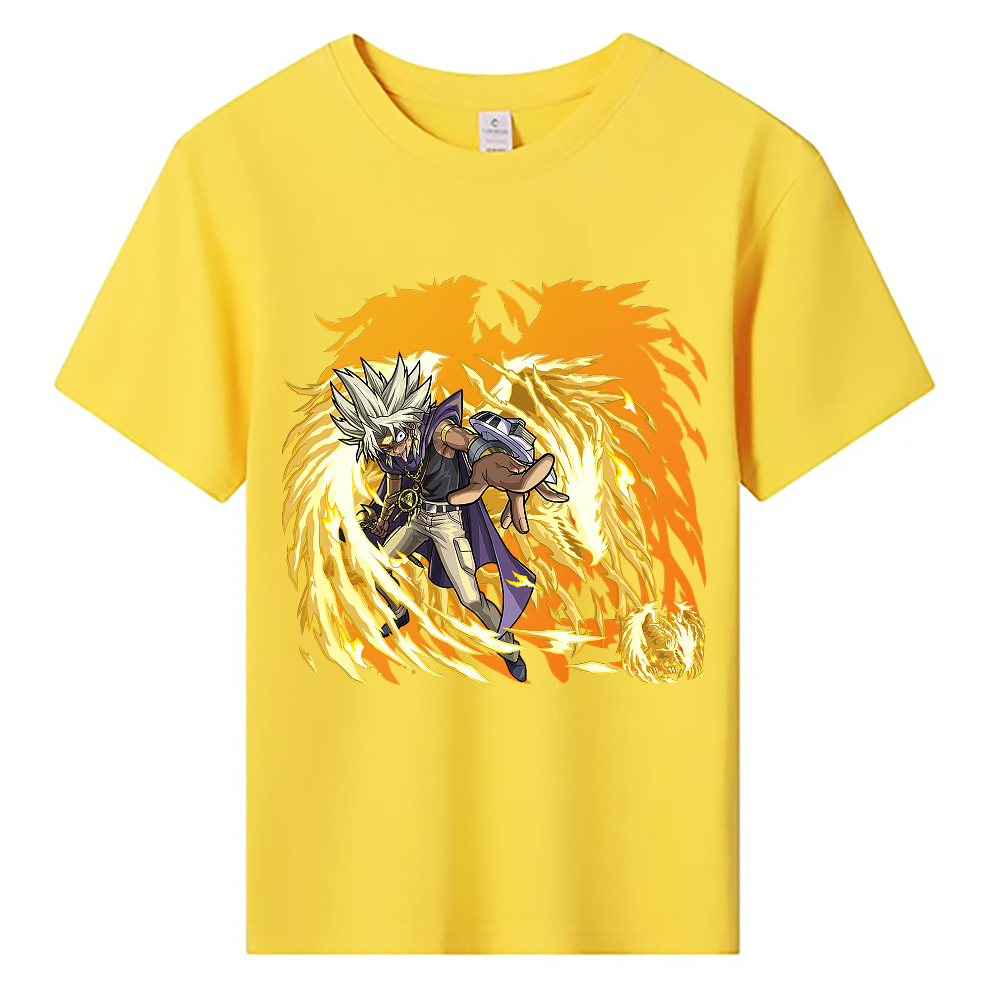 （画像用） 遊☆戯☆王 Yu-Gi-Oh! 綿100％キッズTシャツ（フロントプリント）