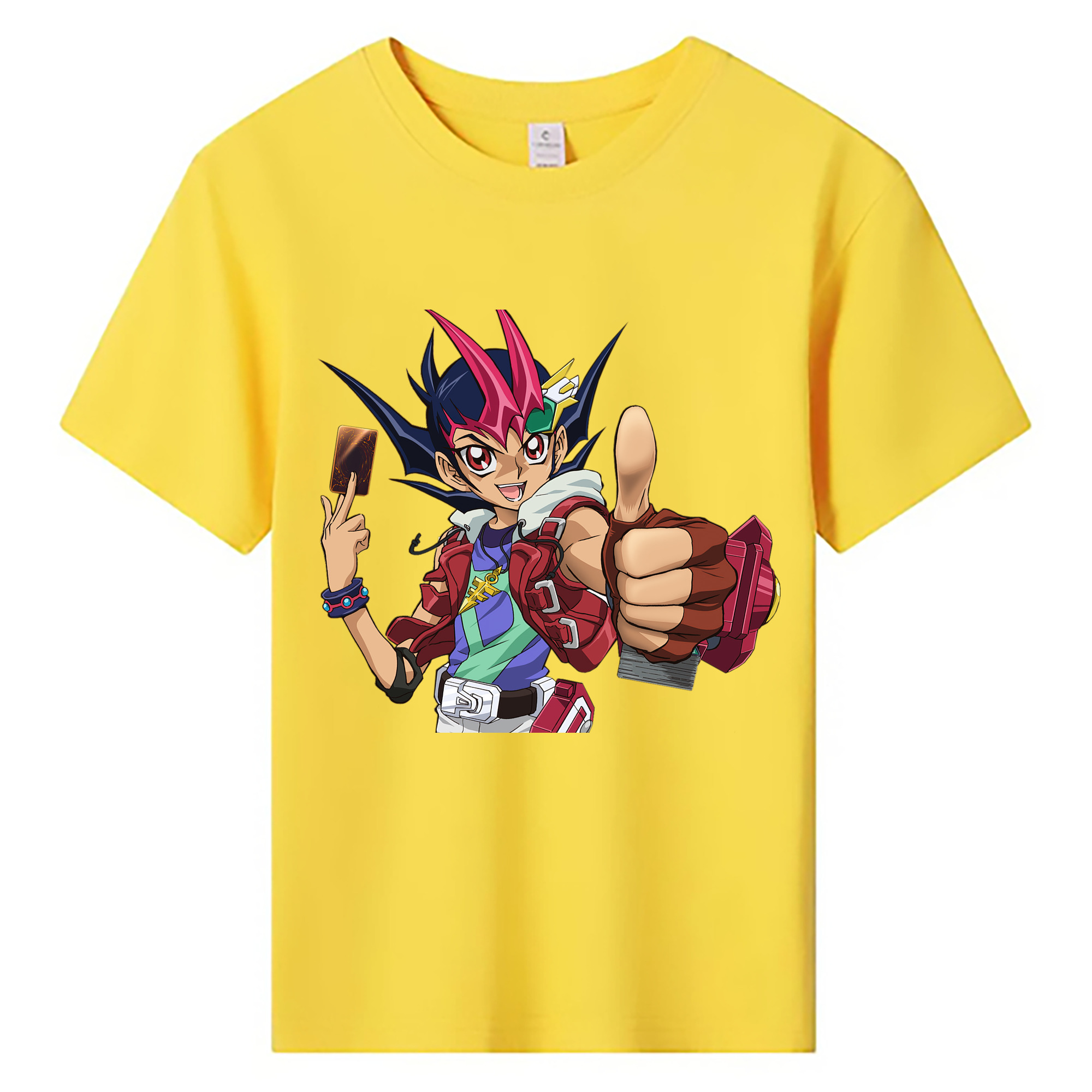 （画像用） 遊☆戯☆王 Yu-Gi-Oh! 綿100％キッズTシャツ（フロントプリント）