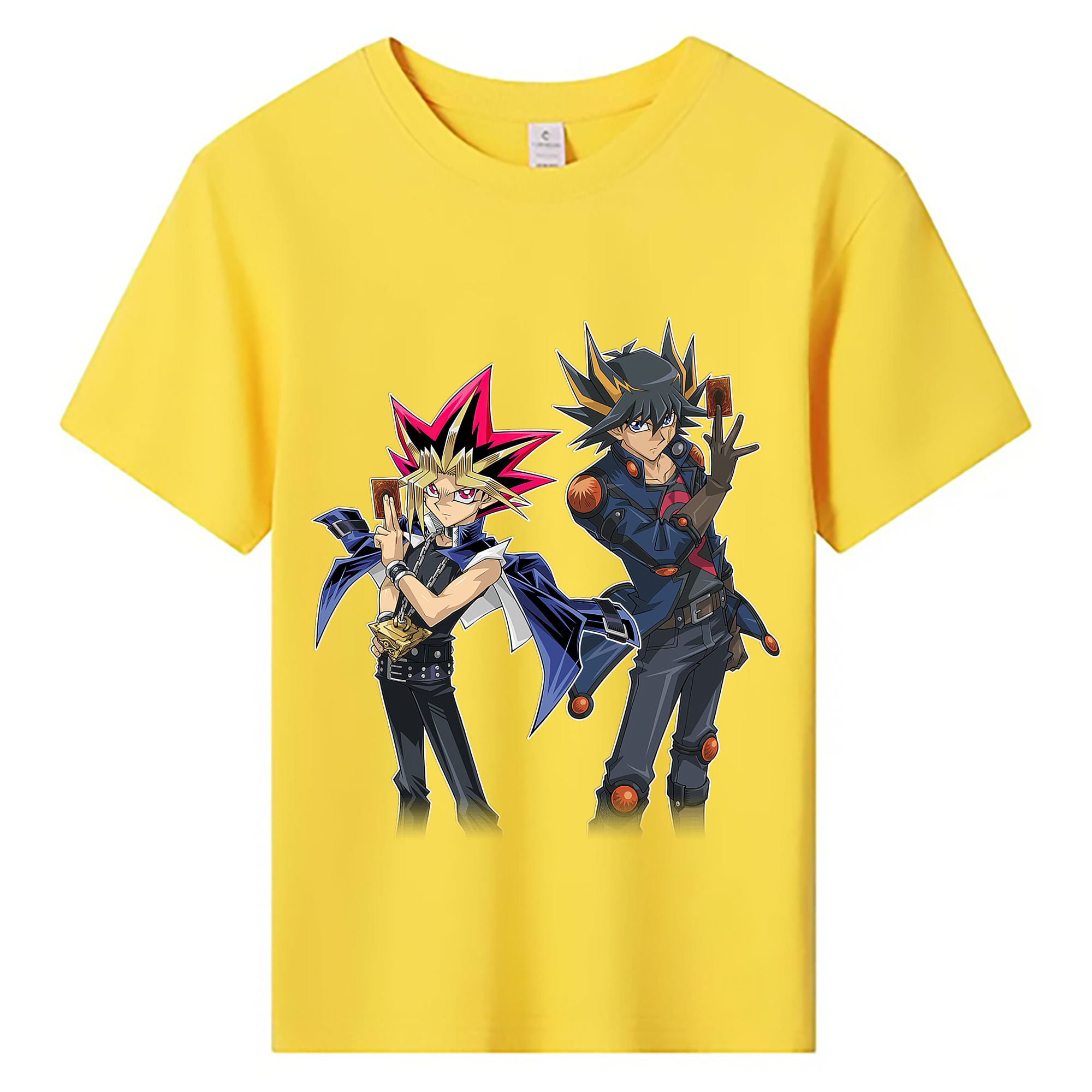 （画像用） 遊☆戯☆王 Yu-Gi-Oh! 綿100％キッズTシャツ（フロントプリント）