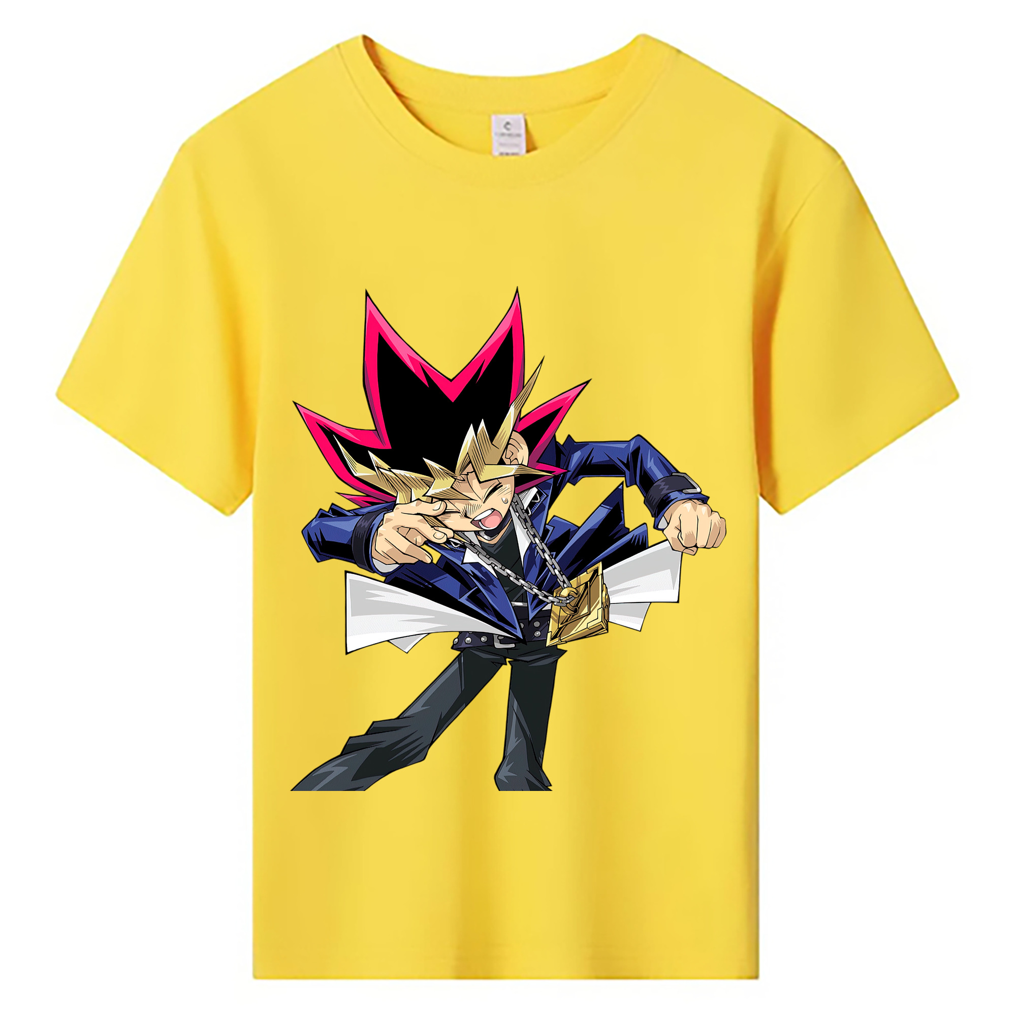 （画像用） 遊☆戯☆王 Yu-Gi-Oh! 綿100％キッズTシャツ（フロントプリント）