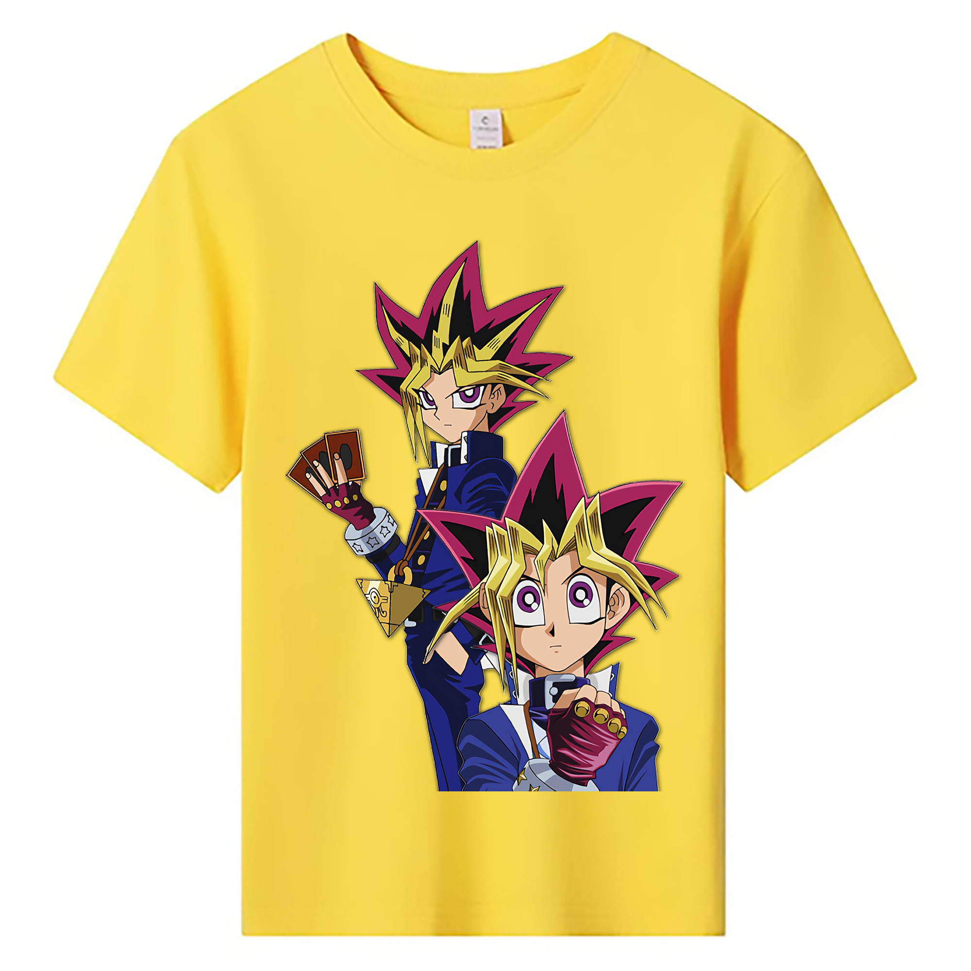 （画像用） 遊☆戯☆王 Yu-Gi-Oh! 綿100％キッズTシャツ（フロントプリント）