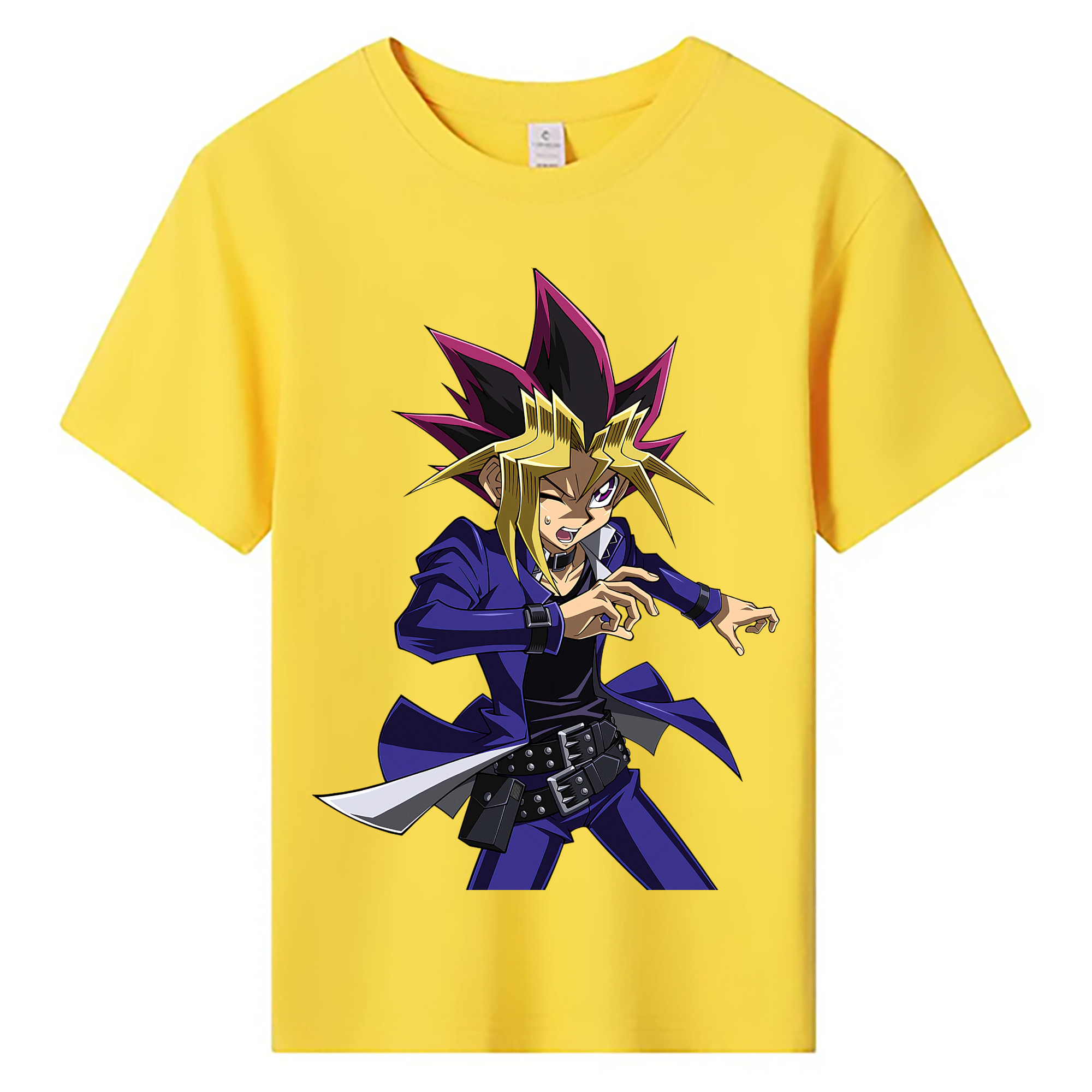 （画像用） 遊☆戯☆王 Yu-Gi-Oh! 綿100％キッズTシャツ（フロントプリント）
