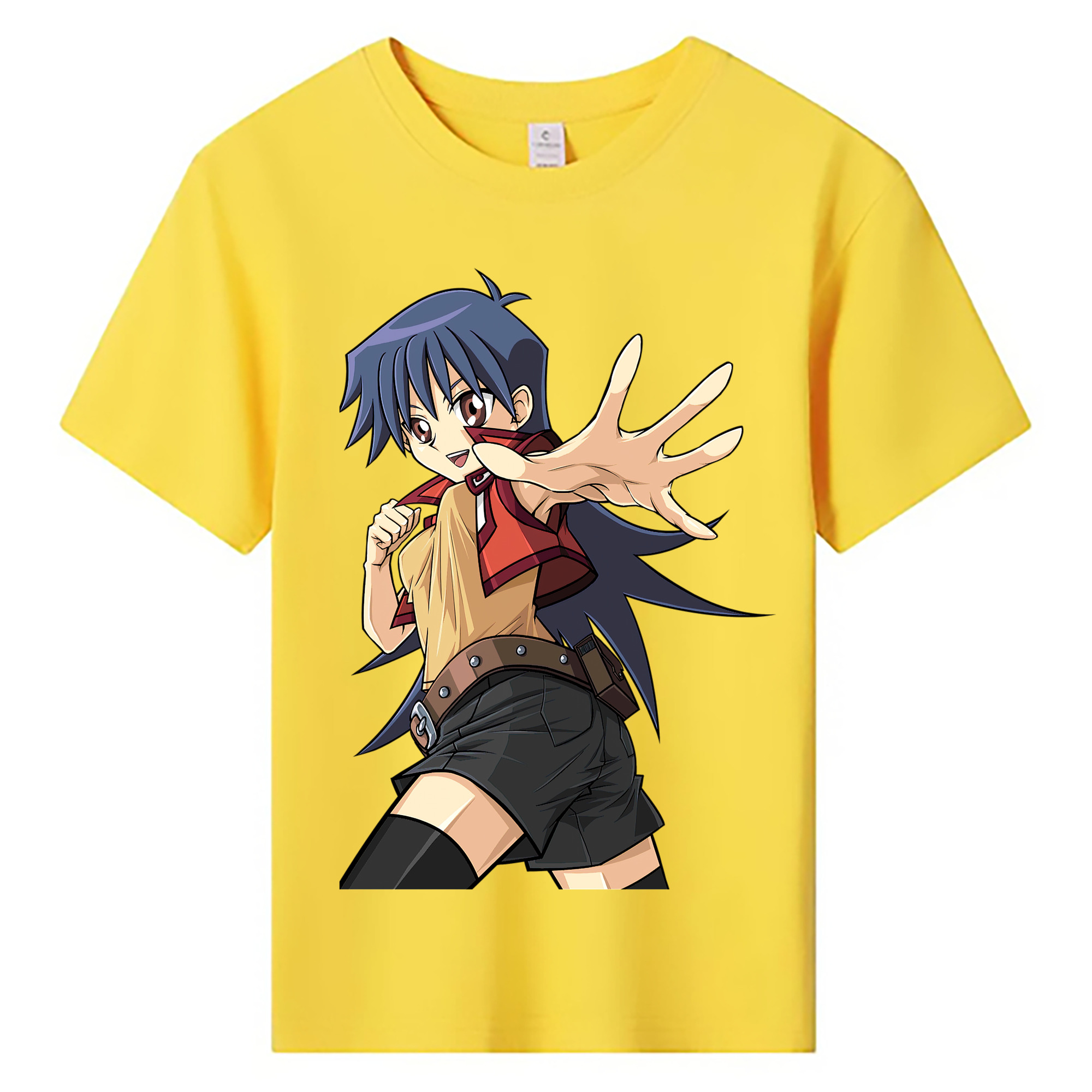 （画像用） 遊☆戯☆王 Yu-Gi-Oh! 綿100％キッズTシャツ（フロントプリント）
