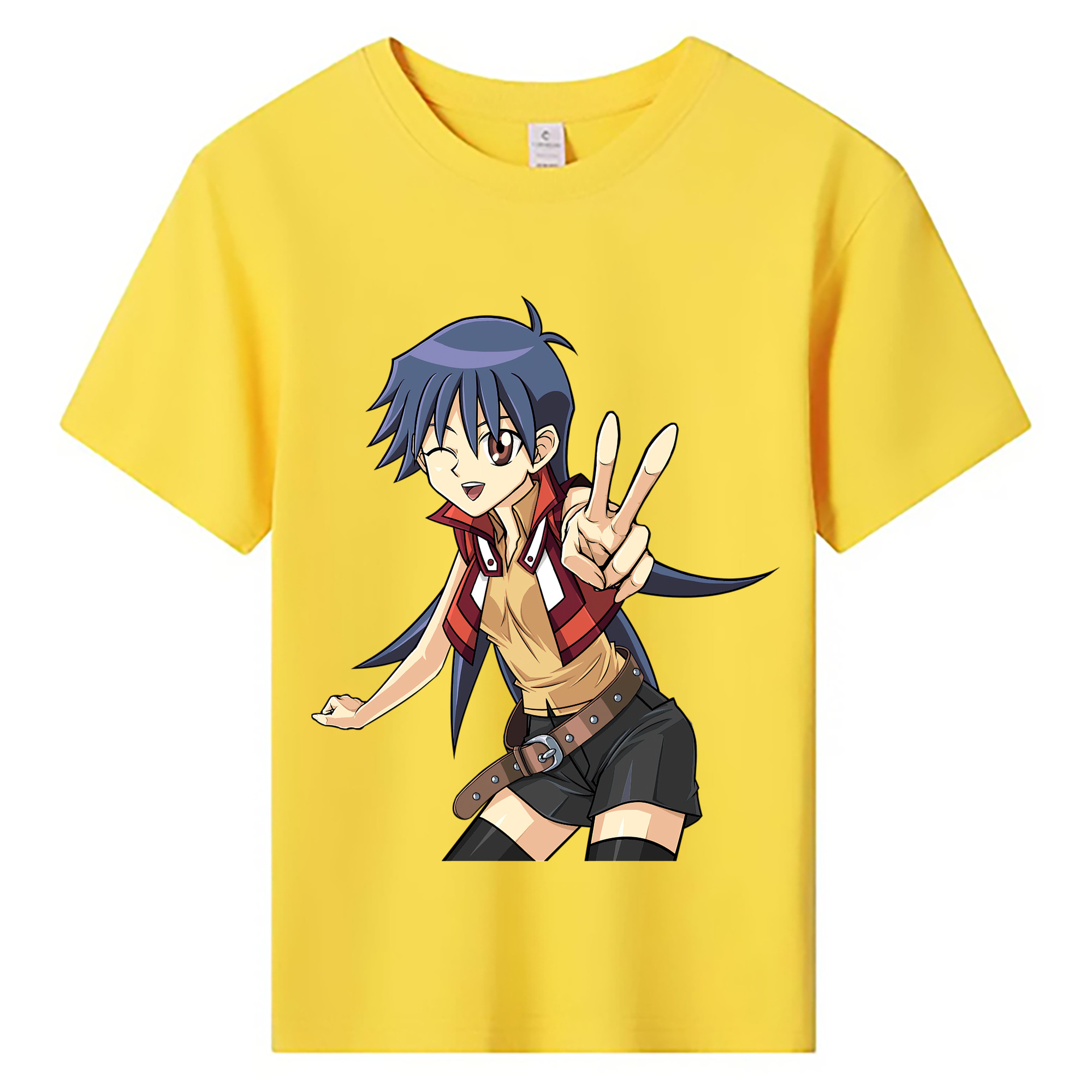 （画像用） 遊☆戯☆王 Yu-Gi-Oh! 綿100％キッズTシャツ（フロントプリント）