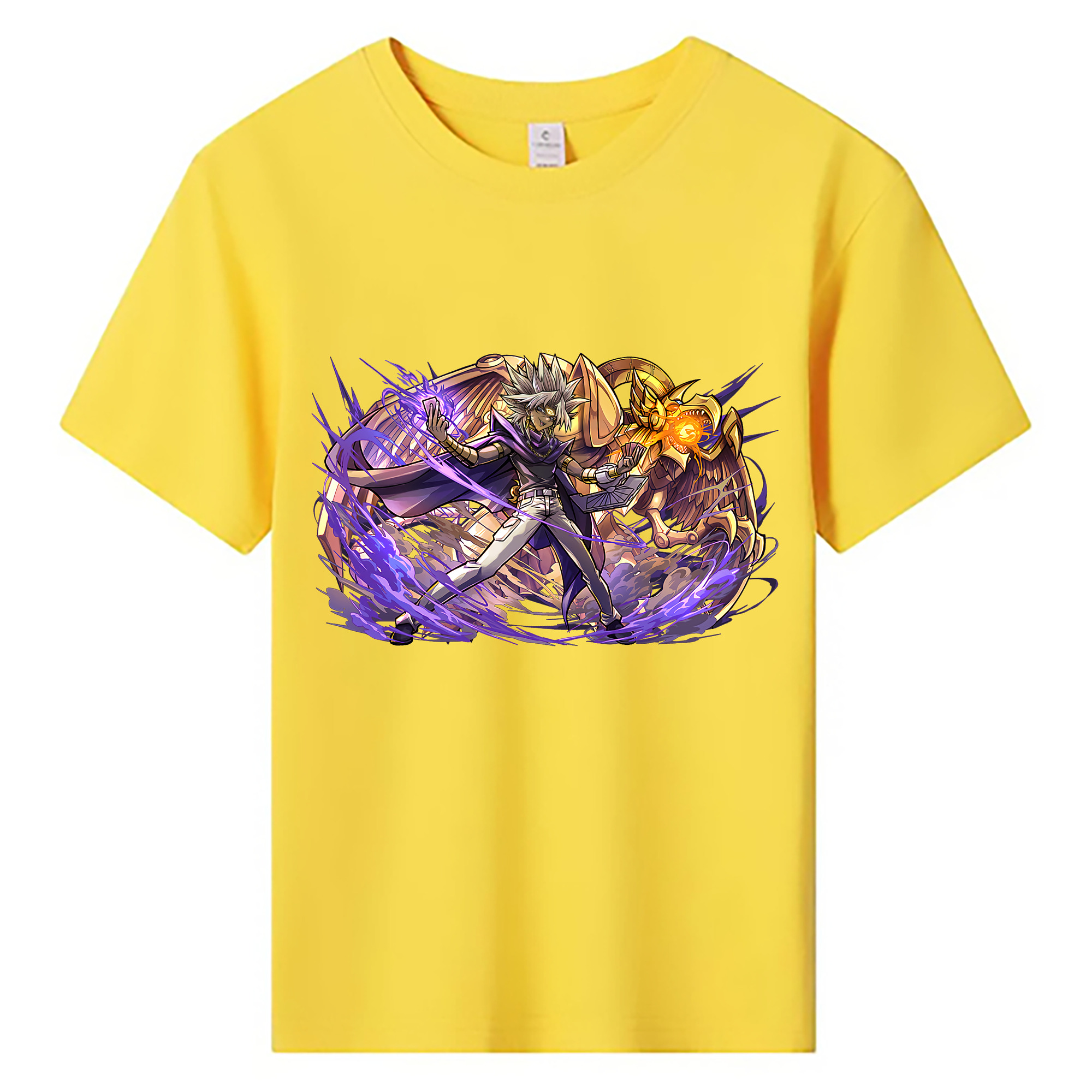 （画像用） 遊☆戯☆王 Yu-Gi-Oh! 綿100％キッズTシャツ（フロントプリント）