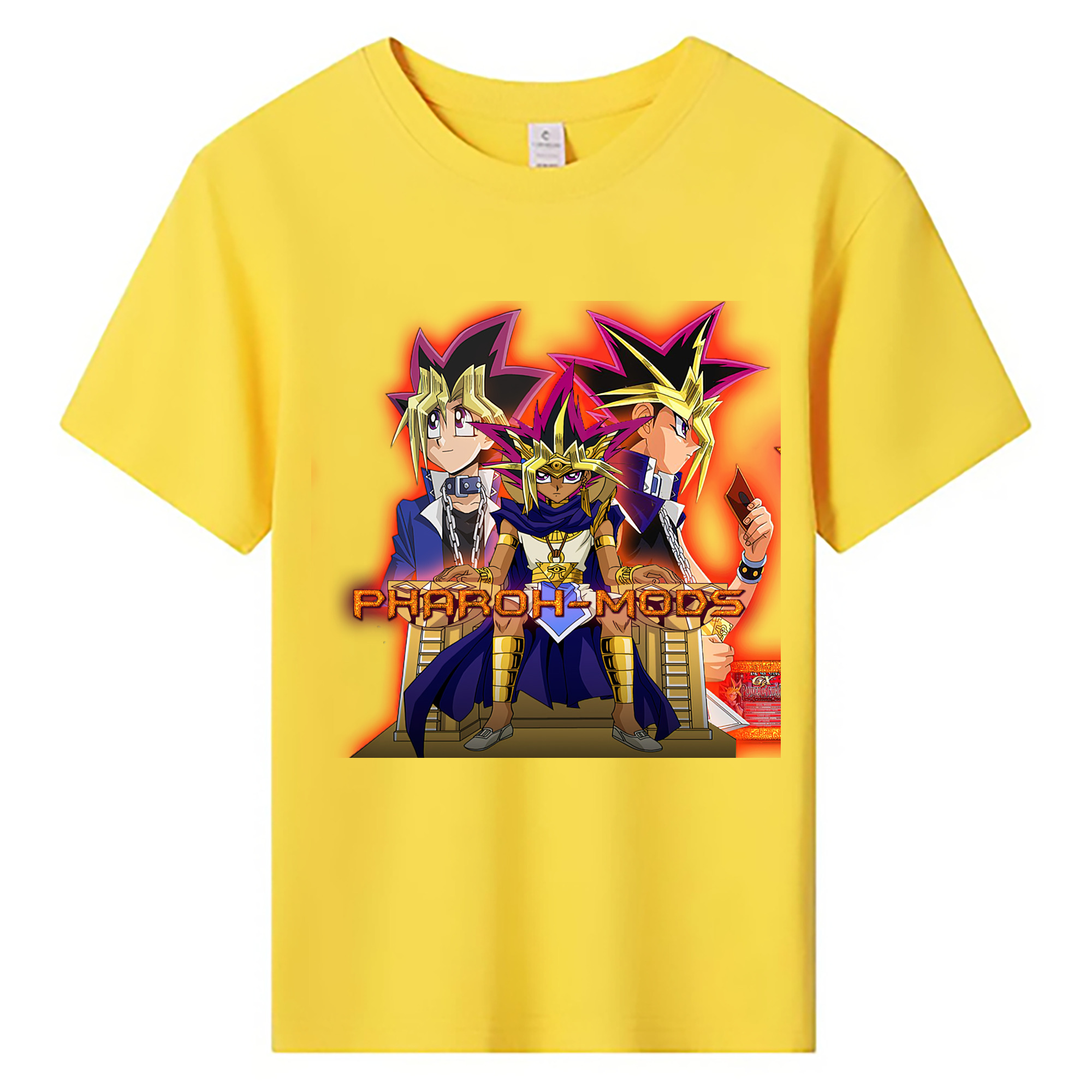 （画像用） 遊☆戯☆王 Yu-Gi-Oh! 綿100％キッズTシャツ（フロントプリント）