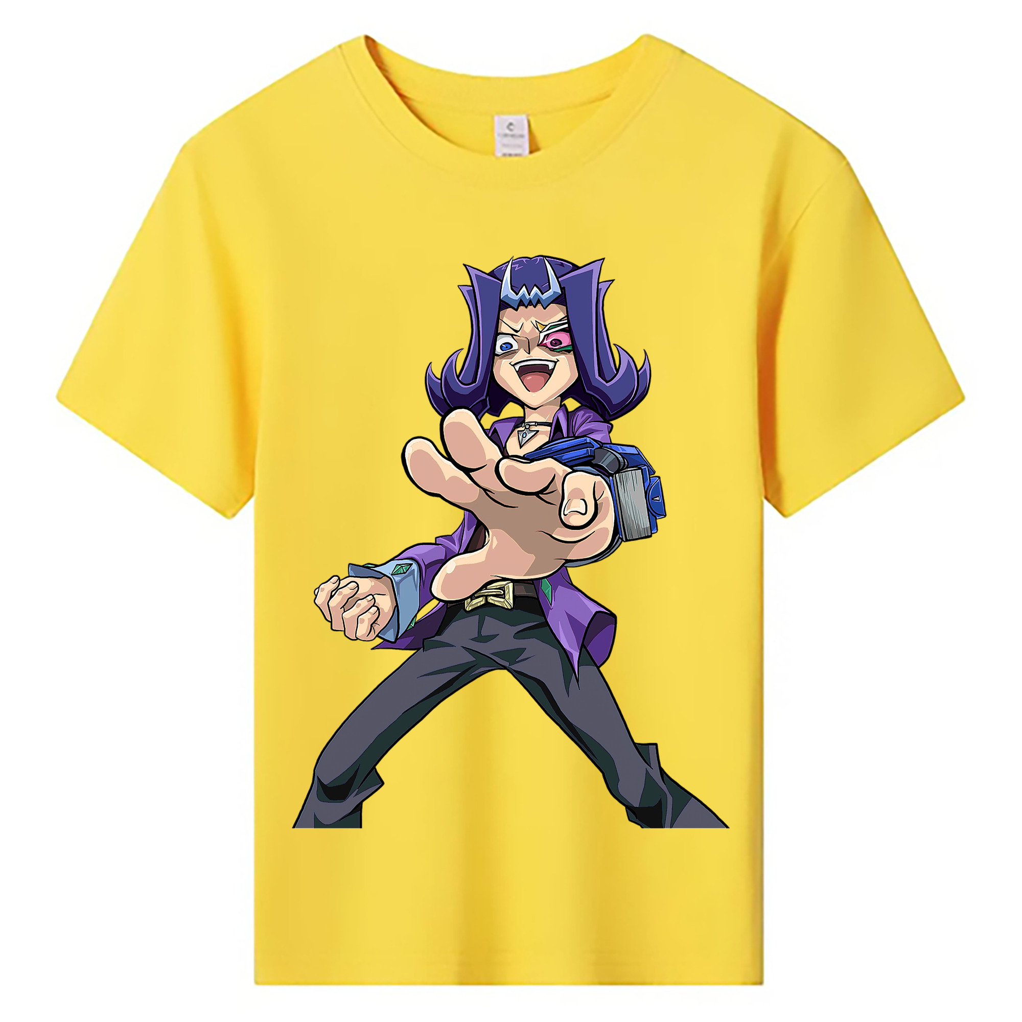 （画像用） 遊☆戯☆王 Yu-Gi-Oh! 綿100％キッズTシャツ（フロントプリント）