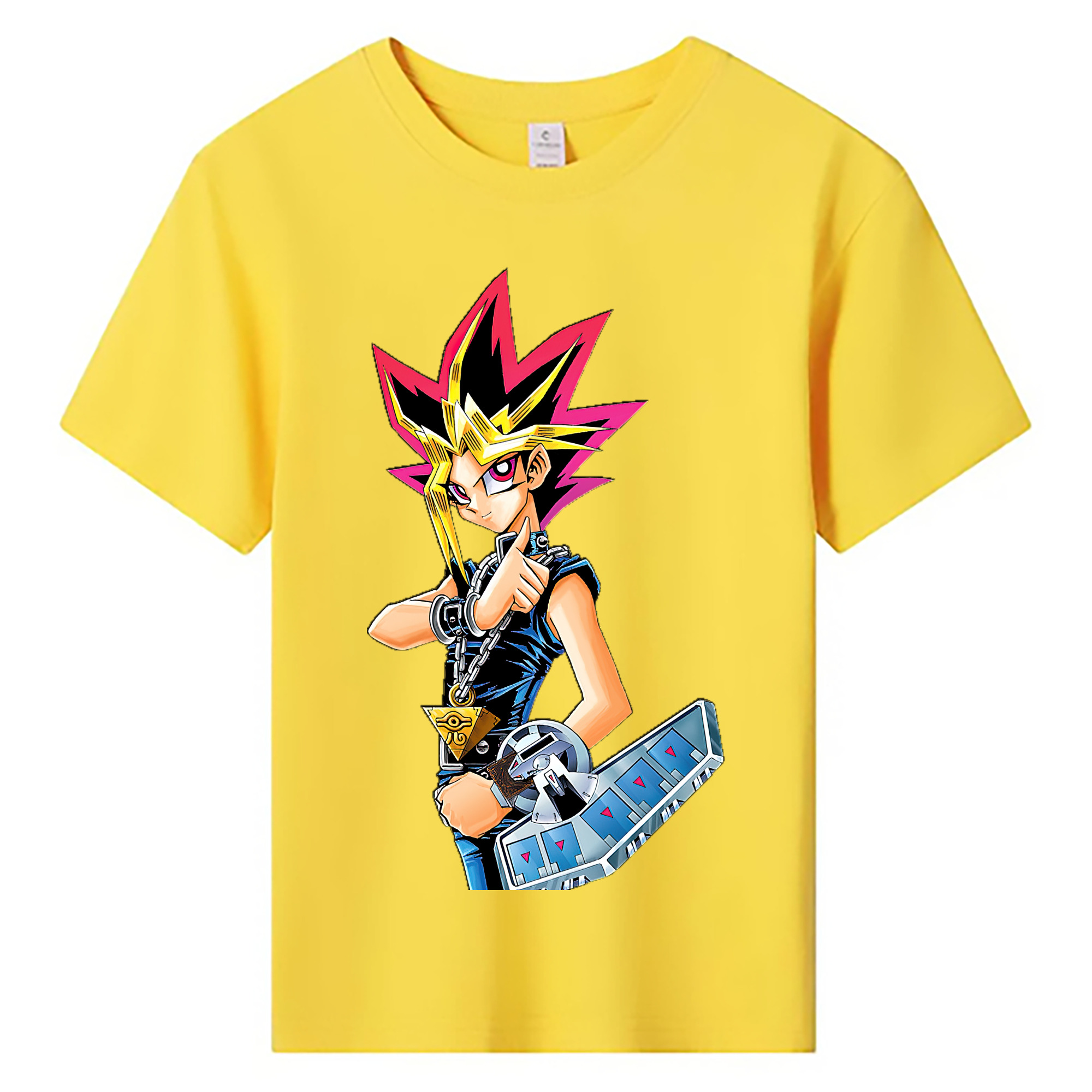 （画像用） 遊☆戯☆王 Yu-Gi-Oh! 綿100％キッズTシャツ（フロントプリント）