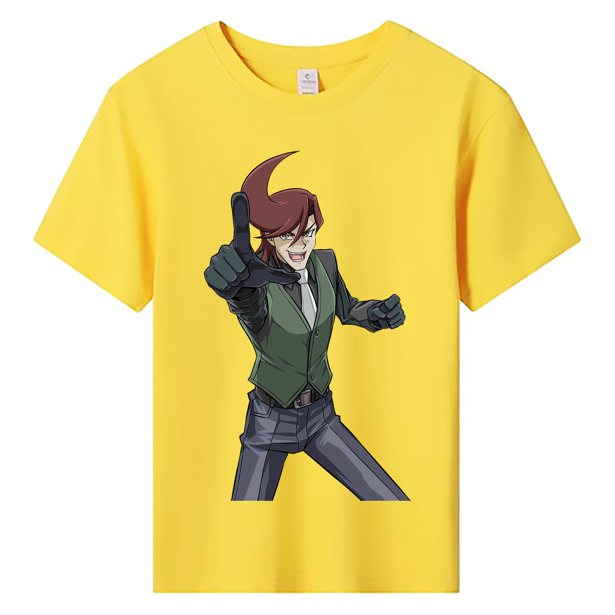 （画像用） 遊☆戯☆王 Yu-Gi-Oh! 綿100％キッズTシャツ（フロントプリント）