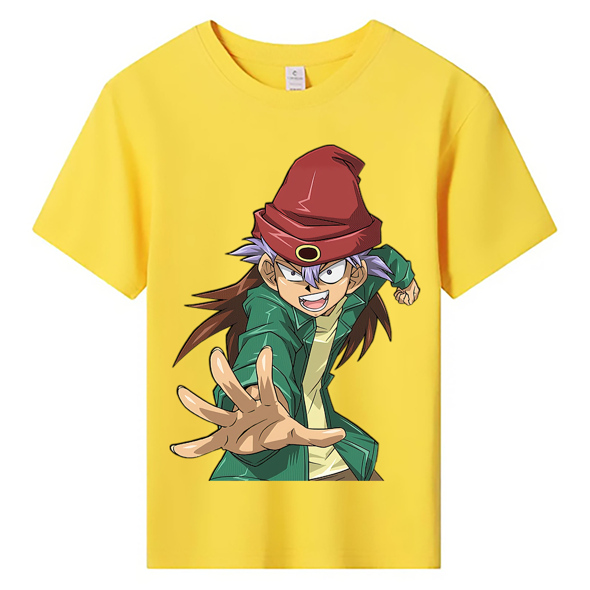 （画像用） 遊☆戯☆王 Yu-Gi-Oh! 綿100％キッズTシャツ（フロントプリント）