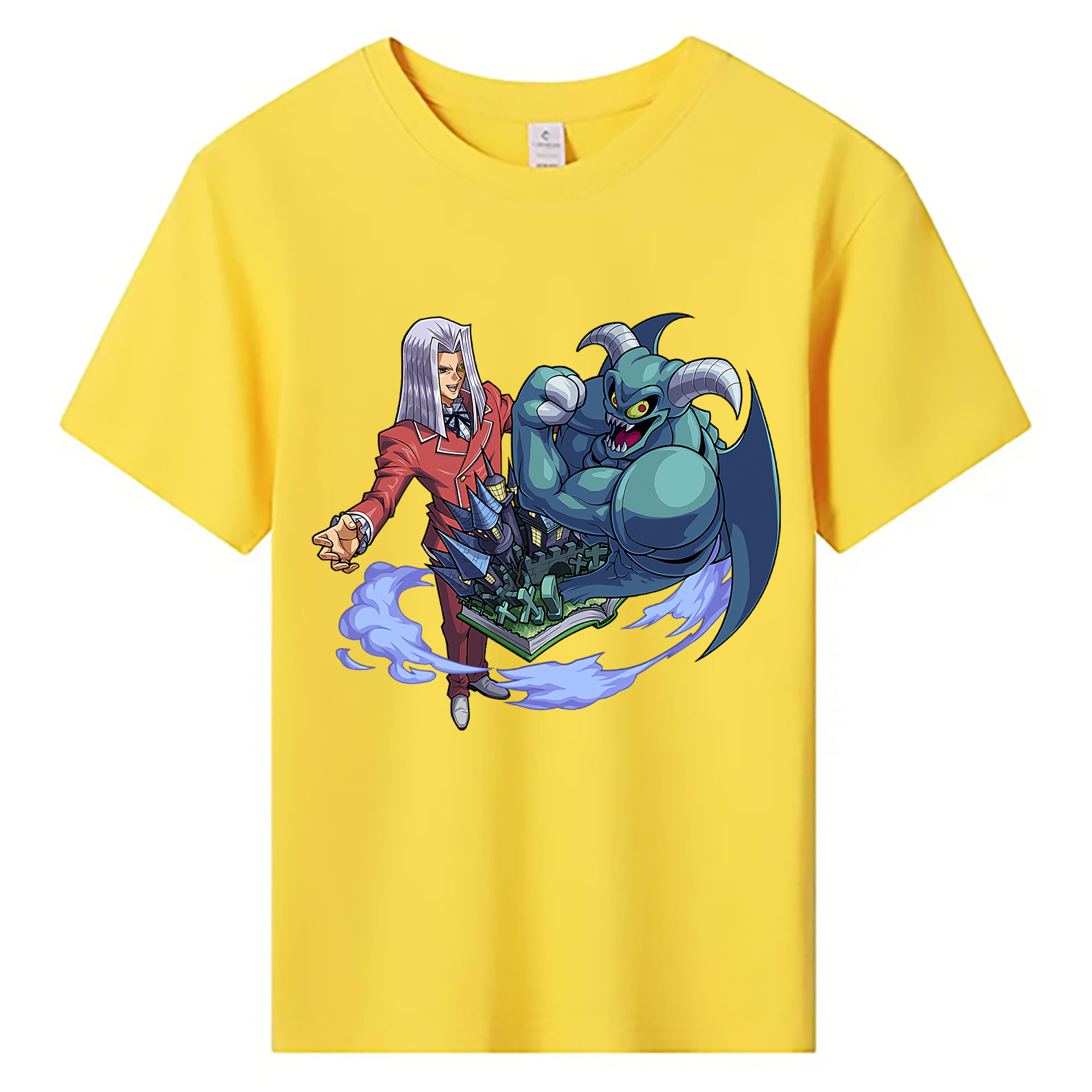 （画像用） 遊☆戯☆王 Yu-Gi-Oh! 綿100％キッズTシャツ（フロントプリント）