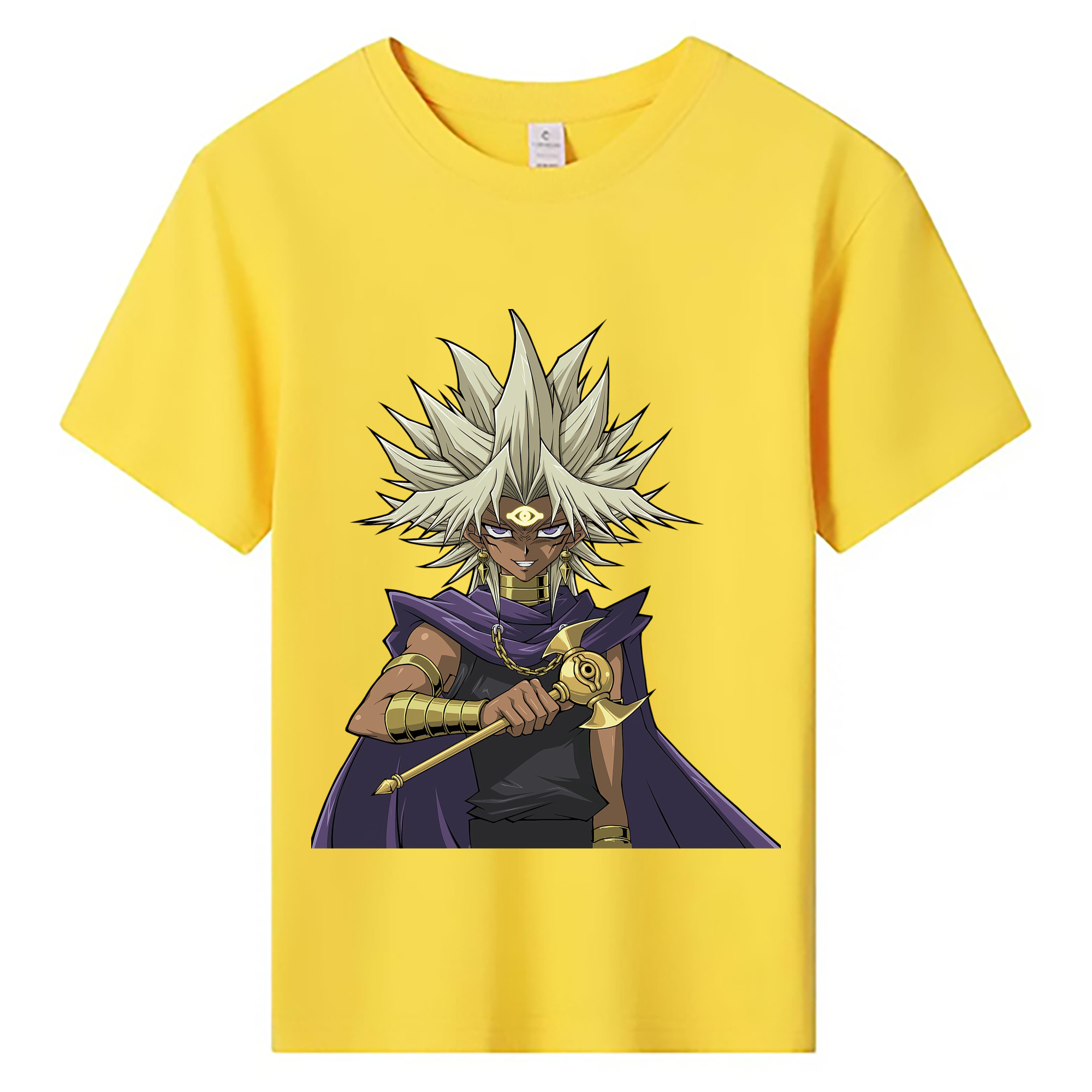 （画像用） 遊☆戯☆王 Yu-Gi-Oh! 綿100％キッズTシャツ（フロントプリント）