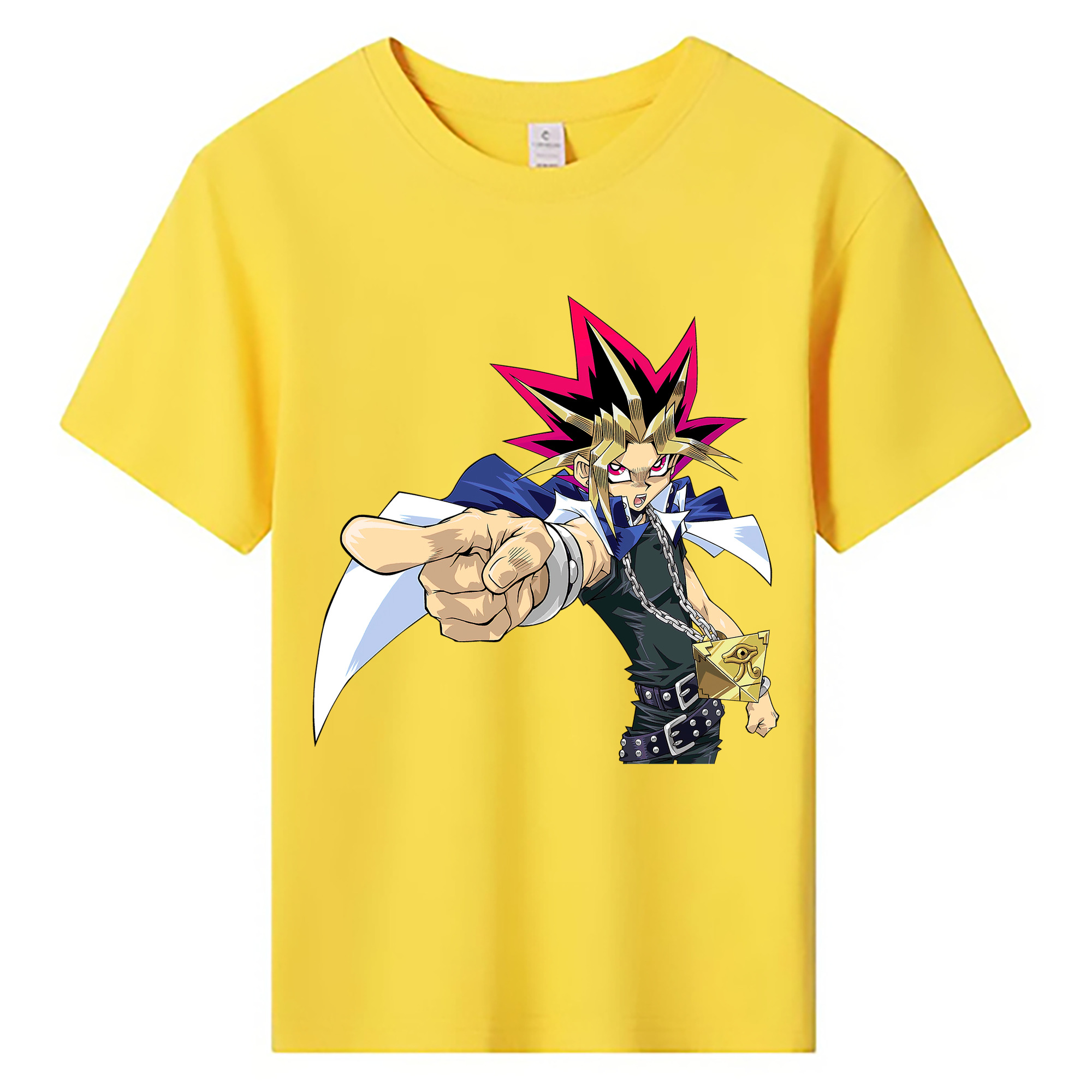 （画像用） 遊☆戯☆王 Yu-Gi-Oh! 綿100％キッズTシャツ（フロントプリント）