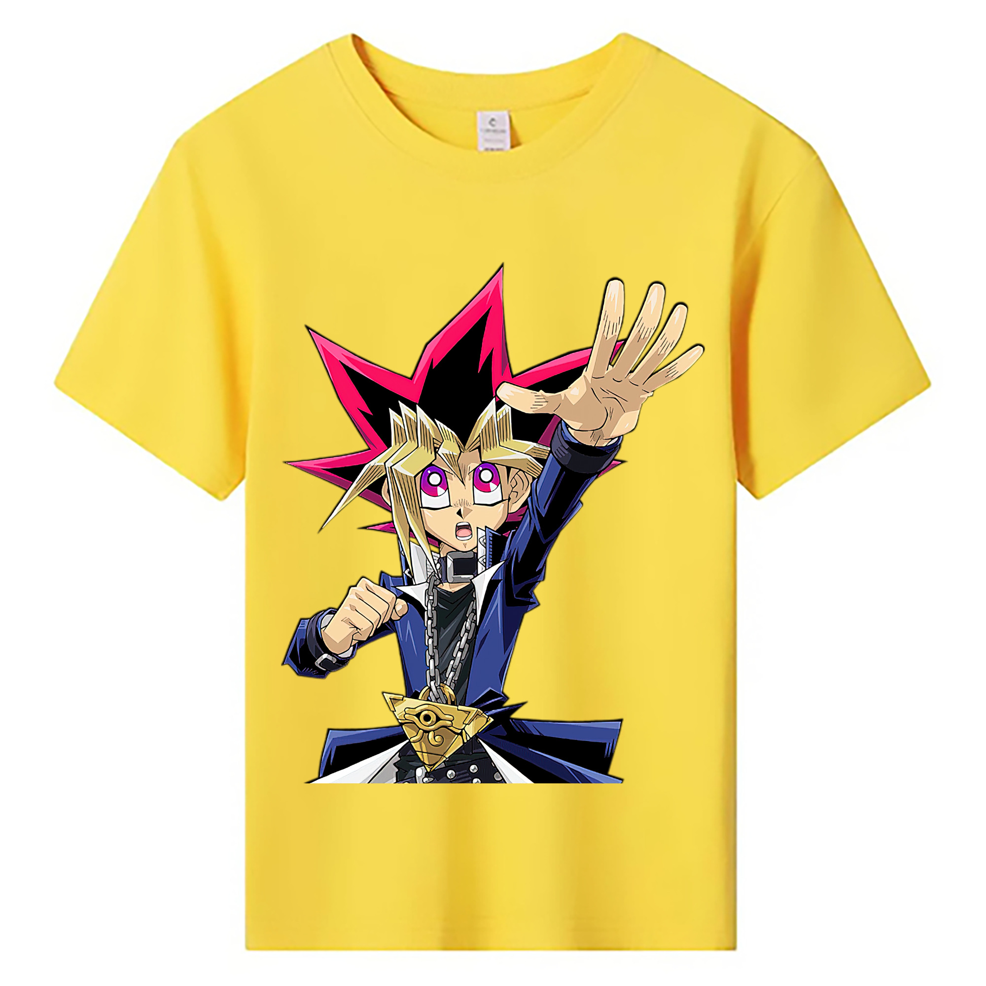 （画像用） 遊☆戯☆王 Yu-Gi-Oh! 綿100％キッズTシャツ（フロントプリント）