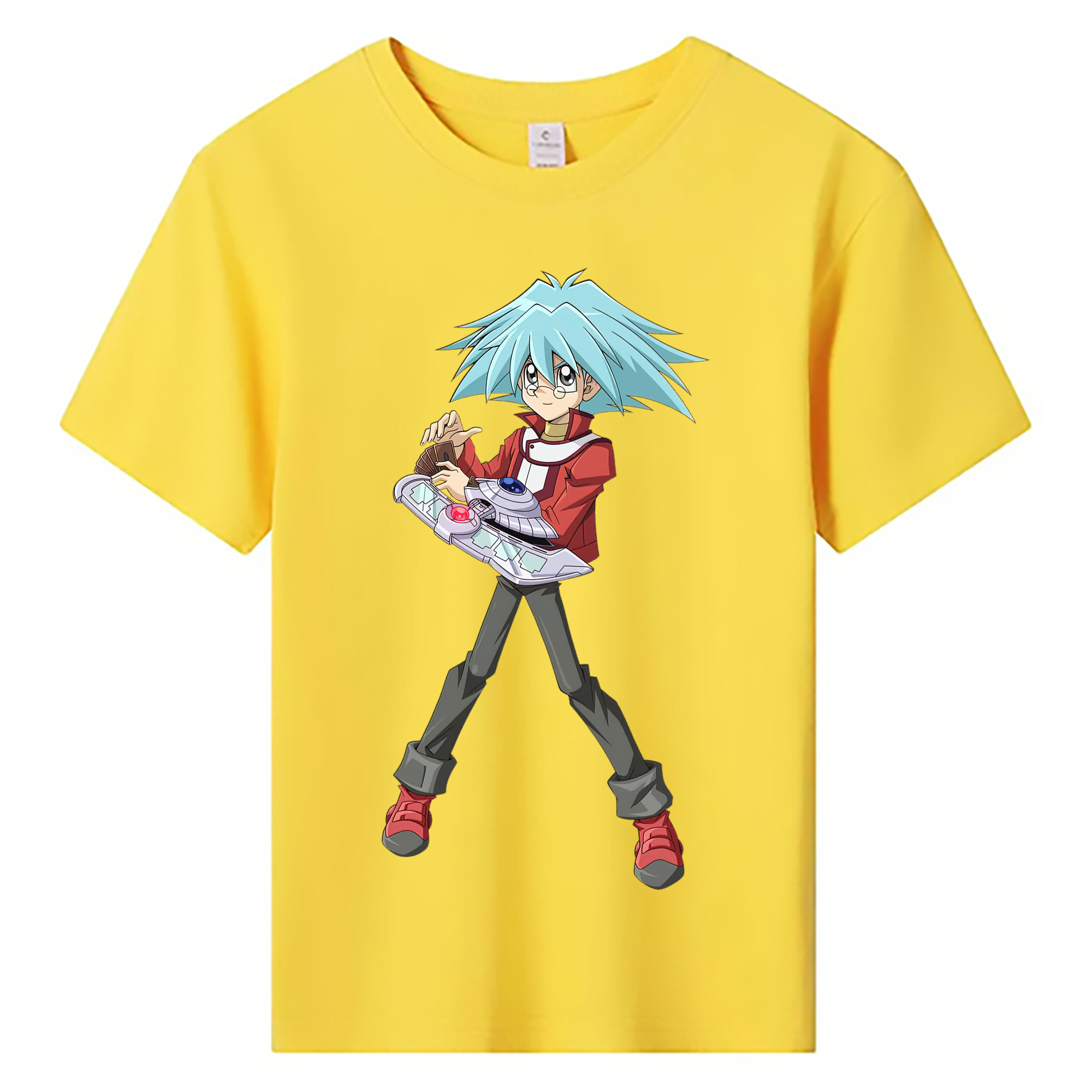 （画像用） 遊☆戯☆王 Yu-Gi-Oh! 綿100％キッズTシャツ（フロントプリント）