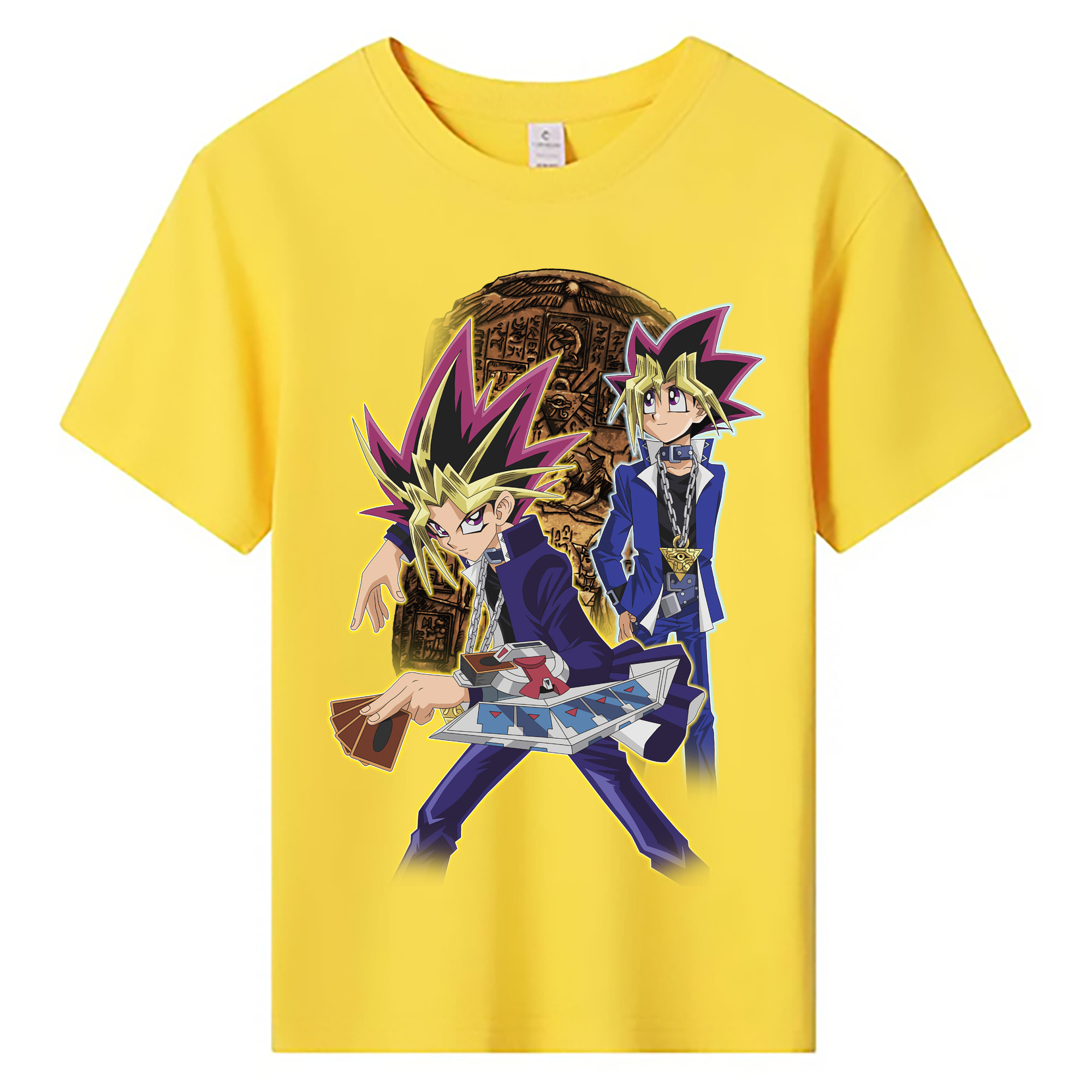 （画像用） 遊☆戯☆王 Yu-Gi-Oh! 綿100％キッズTシャツ（フロントプリント）