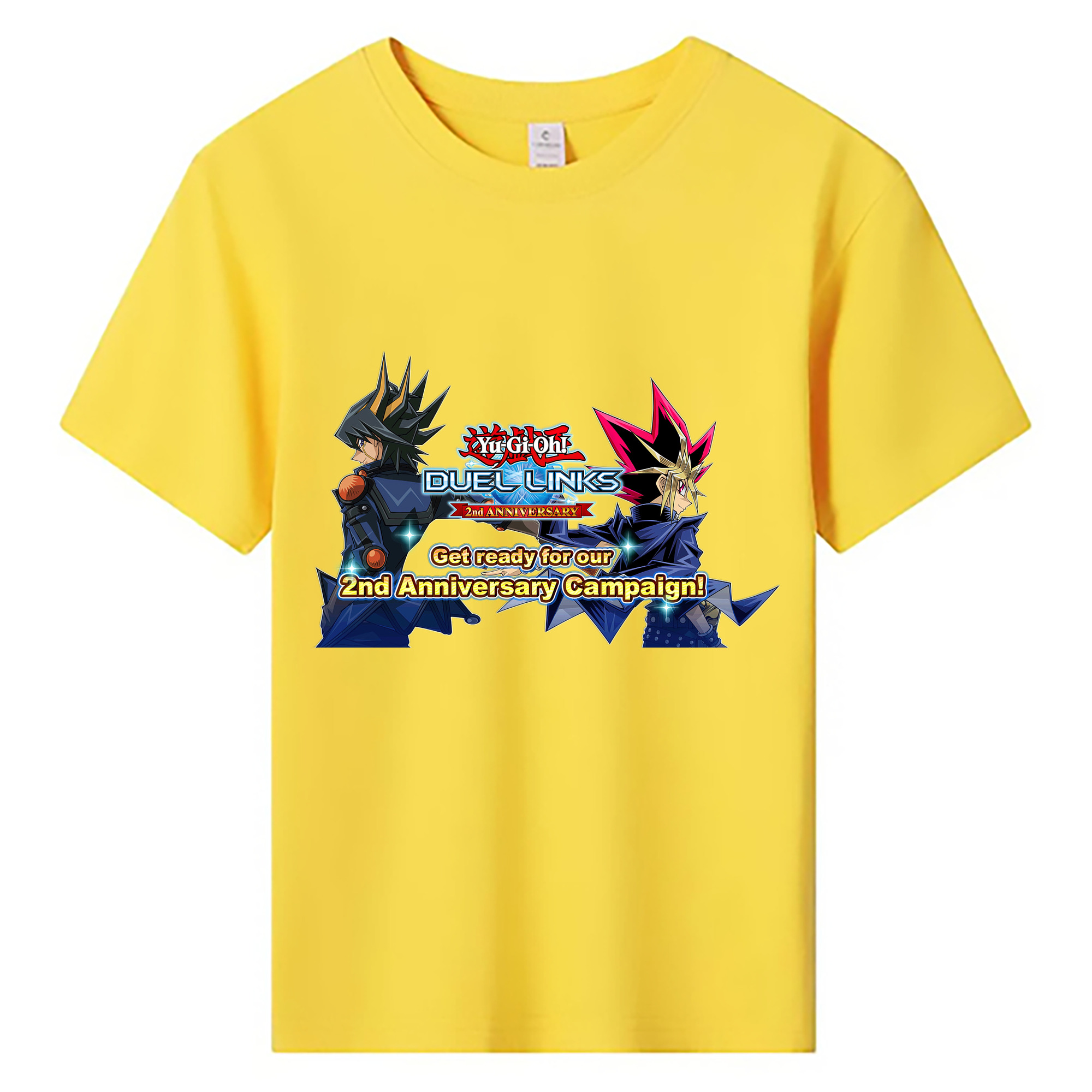 （画像用） 遊☆戯☆王 Yu-Gi-Oh! 綿100％キッズTシャツ（フロントプリント）
