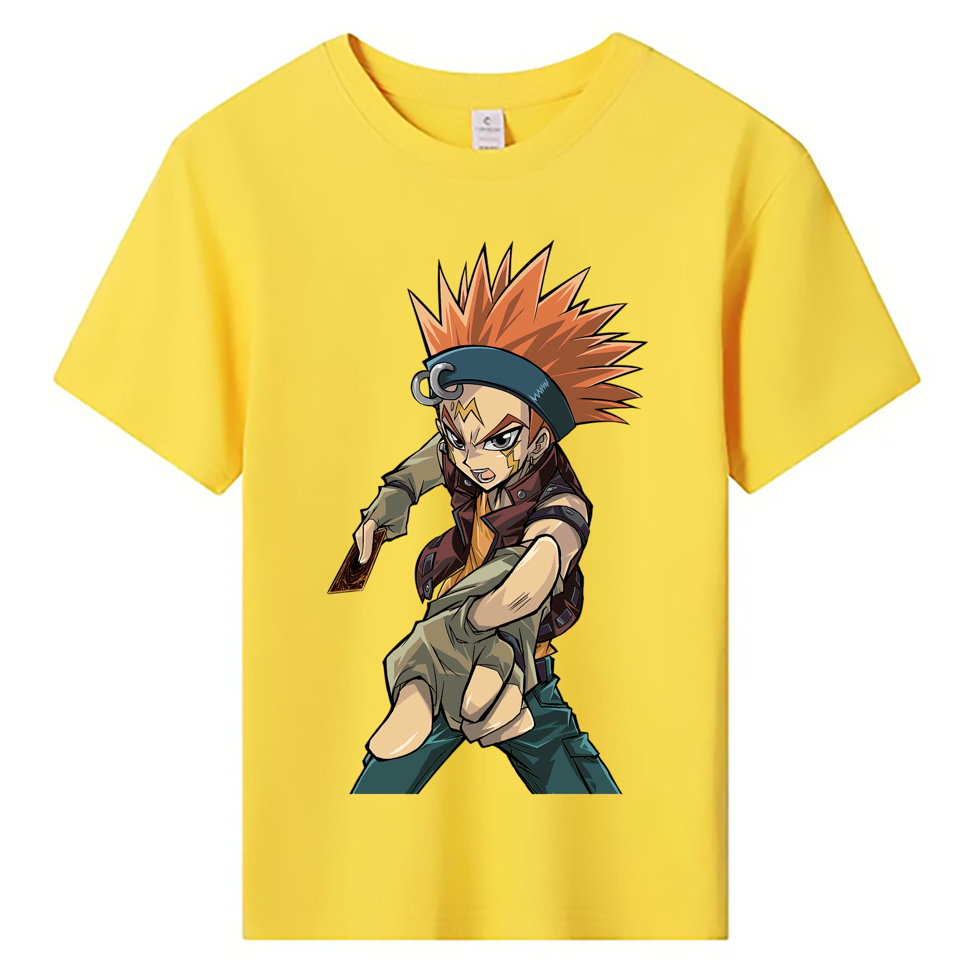 （画像用） 遊☆戯☆王 Yu-Gi-Oh! 綿100％キッズTシャツ（フロントプリント）