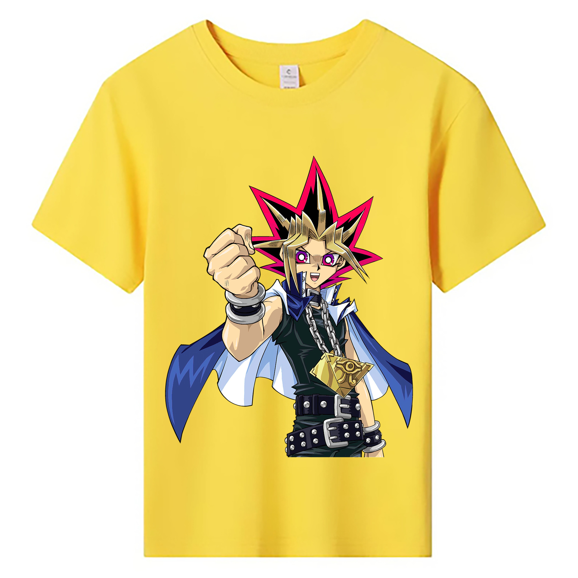 （画像用） 遊☆戯☆王 Yu-Gi-Oh! 綿100％キッズTシャツ（フロントプリント）