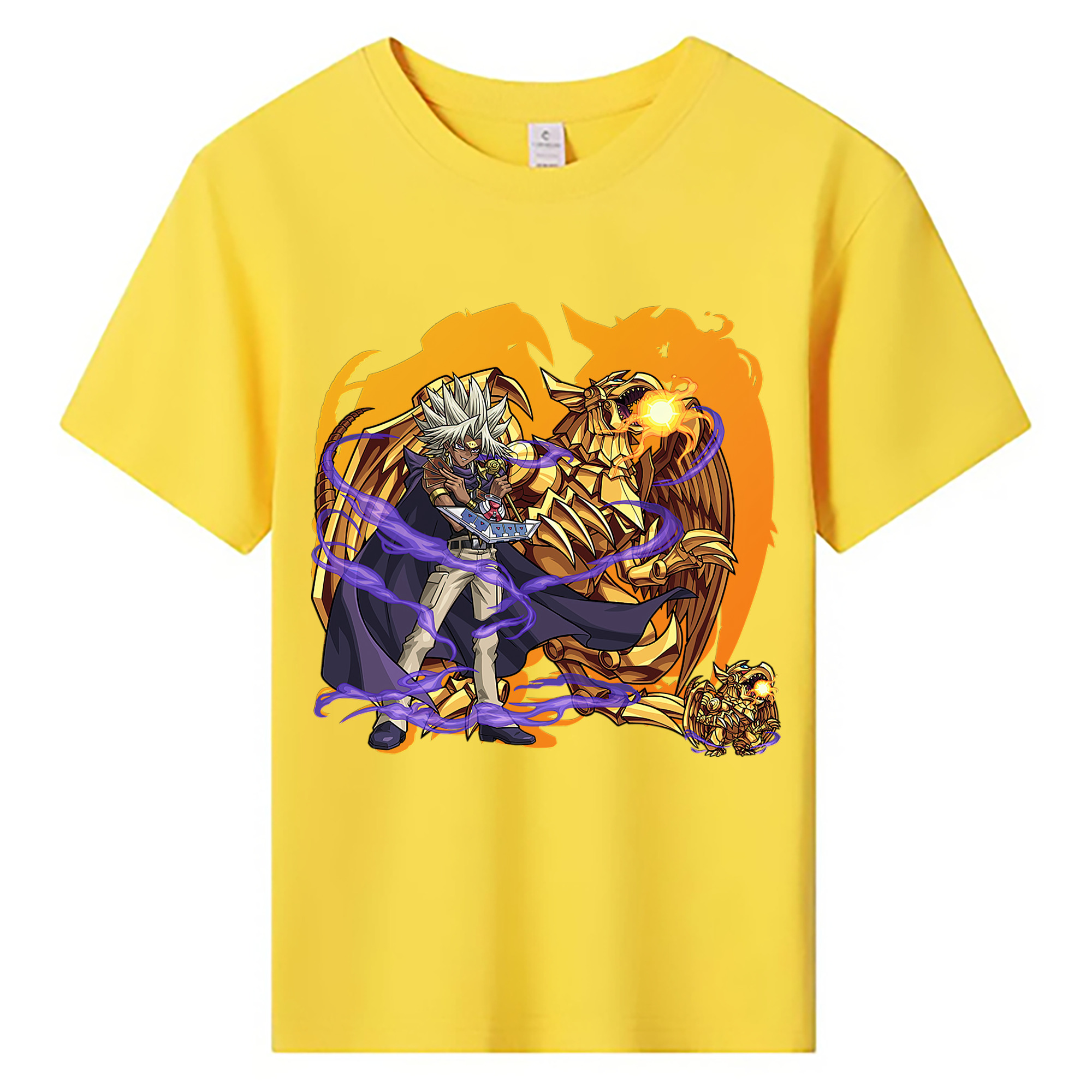 （画像用） 遊☆戯☆王 Yu-Gi-Oh! 綿100％キッズTシャツ（フロントプリント）