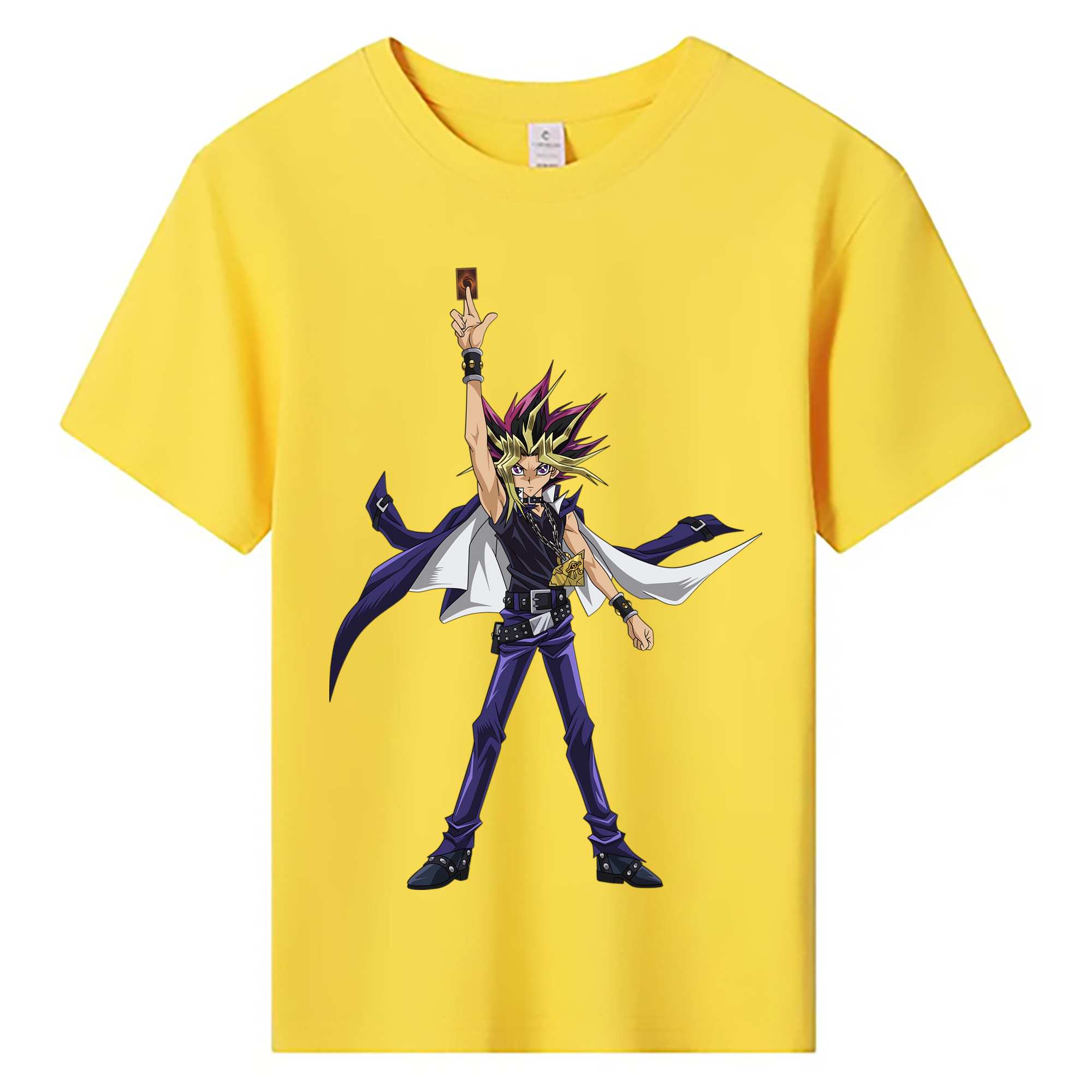 （画像用） 遊☆戯☆王 Yu-Gi-Oh! 綿100％キッズTシャツ（フロントプリント）