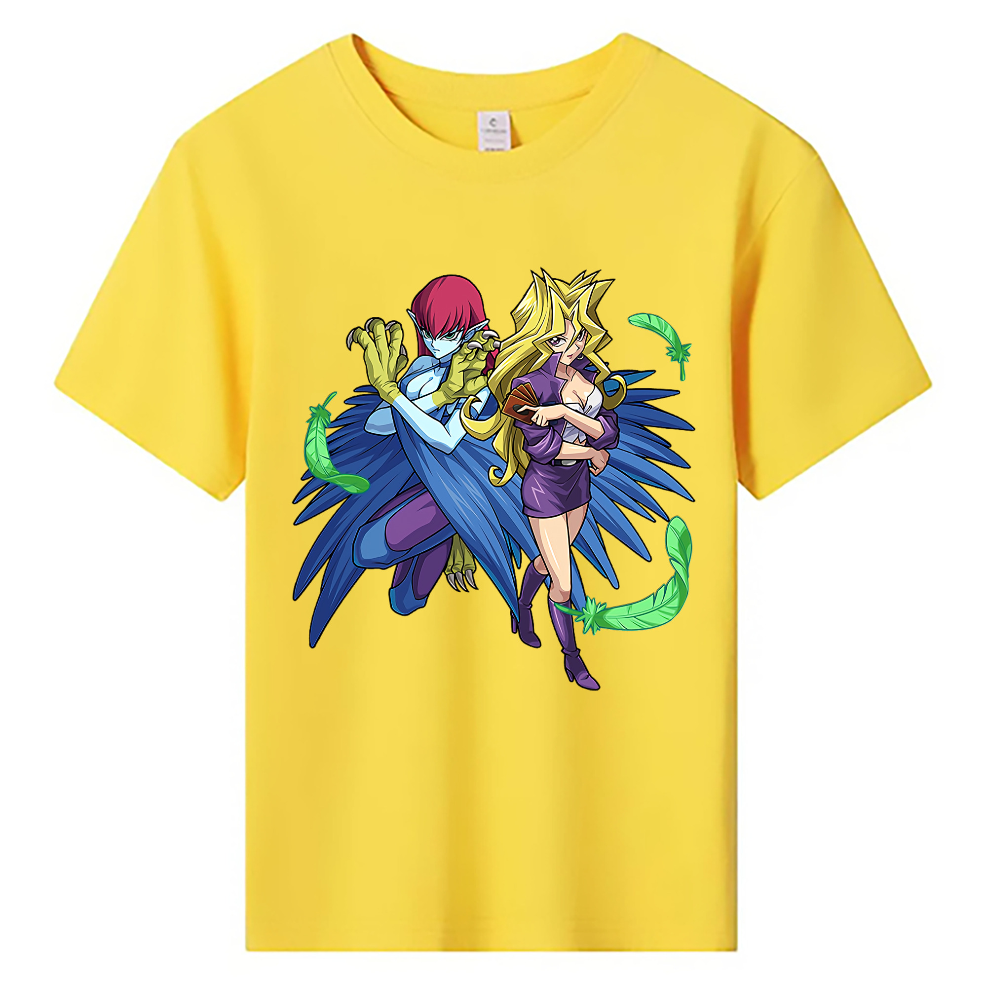 （画像用） 遊☆戯☆王 Yu-Gi-Oh! 綿100％キッズTシャツ（フロントプリント）