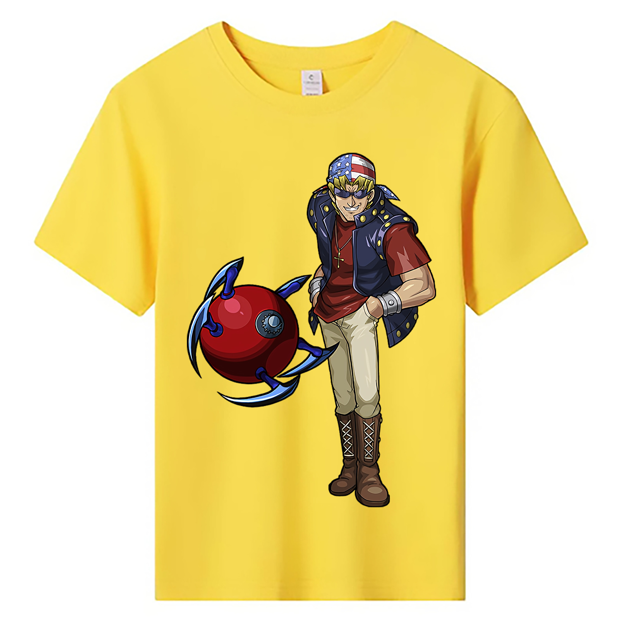 （画像用） 遊☆戯☆王 Yu-Gi-Oh! 綿100％キッズTシャツ（フロントプリント）