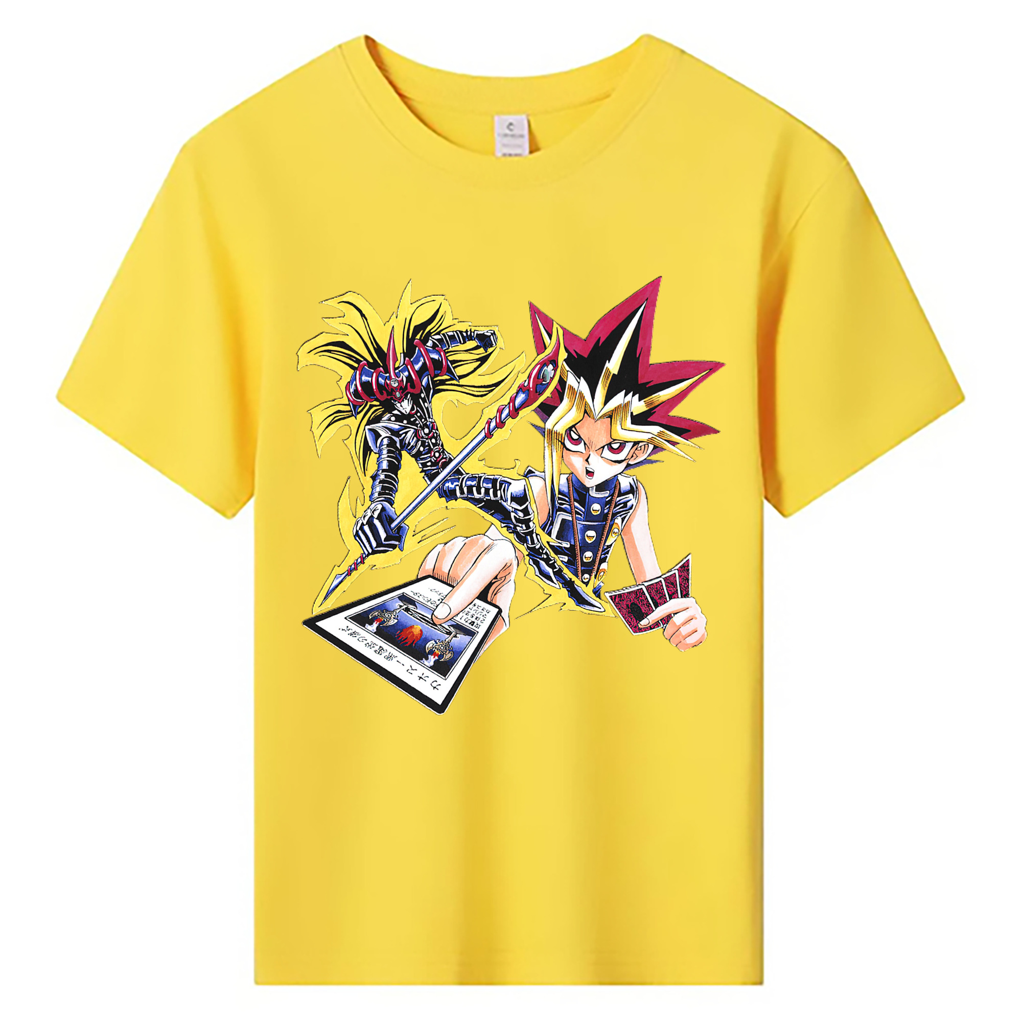 （画像用） 遊☆戯☆王 Yu-Gi-Oh! 綿100％キッズTシャツ（フロントプリント）
