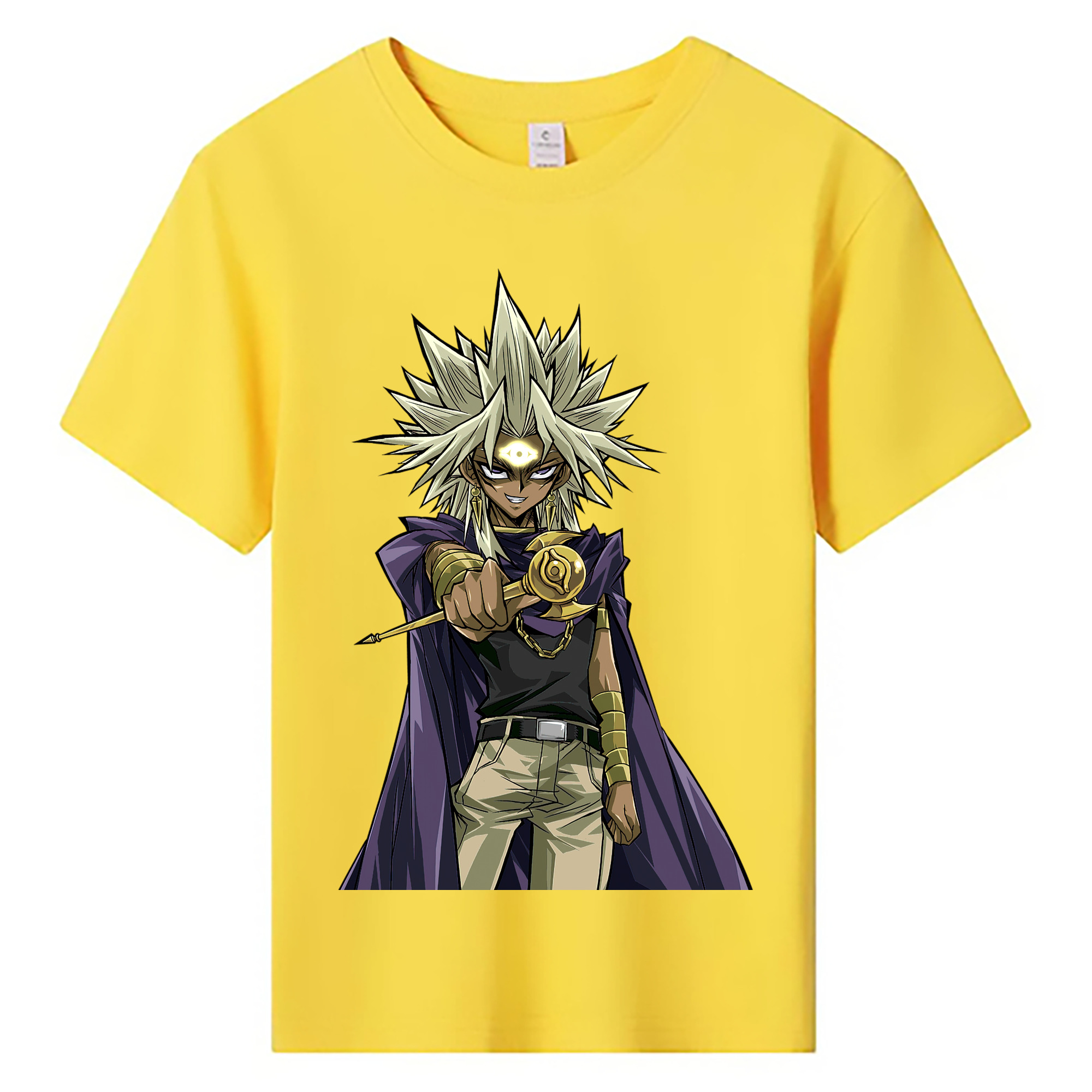 （画像用） 遊☆戯☆王 Yu-Gi-Oh! 綿100％キッズTシャツ（フロントプリント）