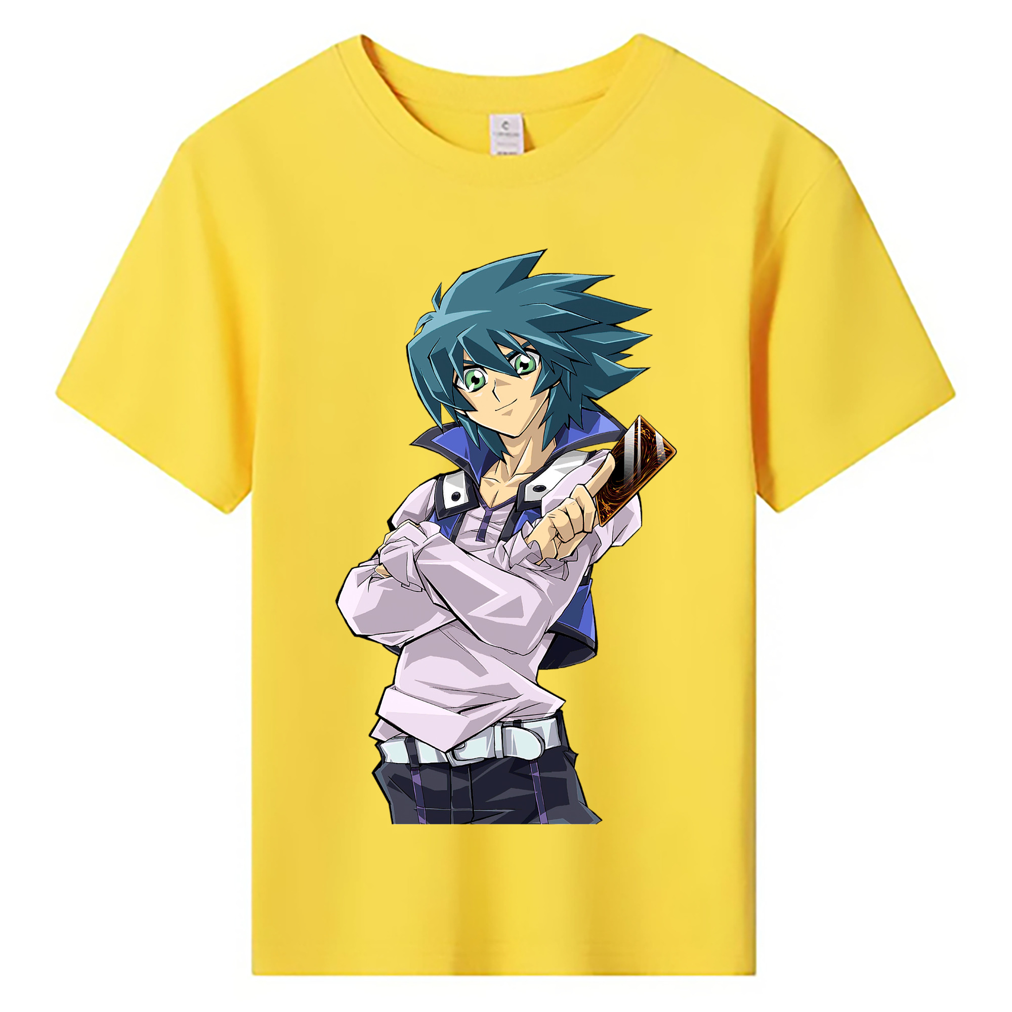 （画像用） 遊☆戯☆王 Yu-Gi-Oh! 綿100％キッズTシャツ（フロントプリント）
